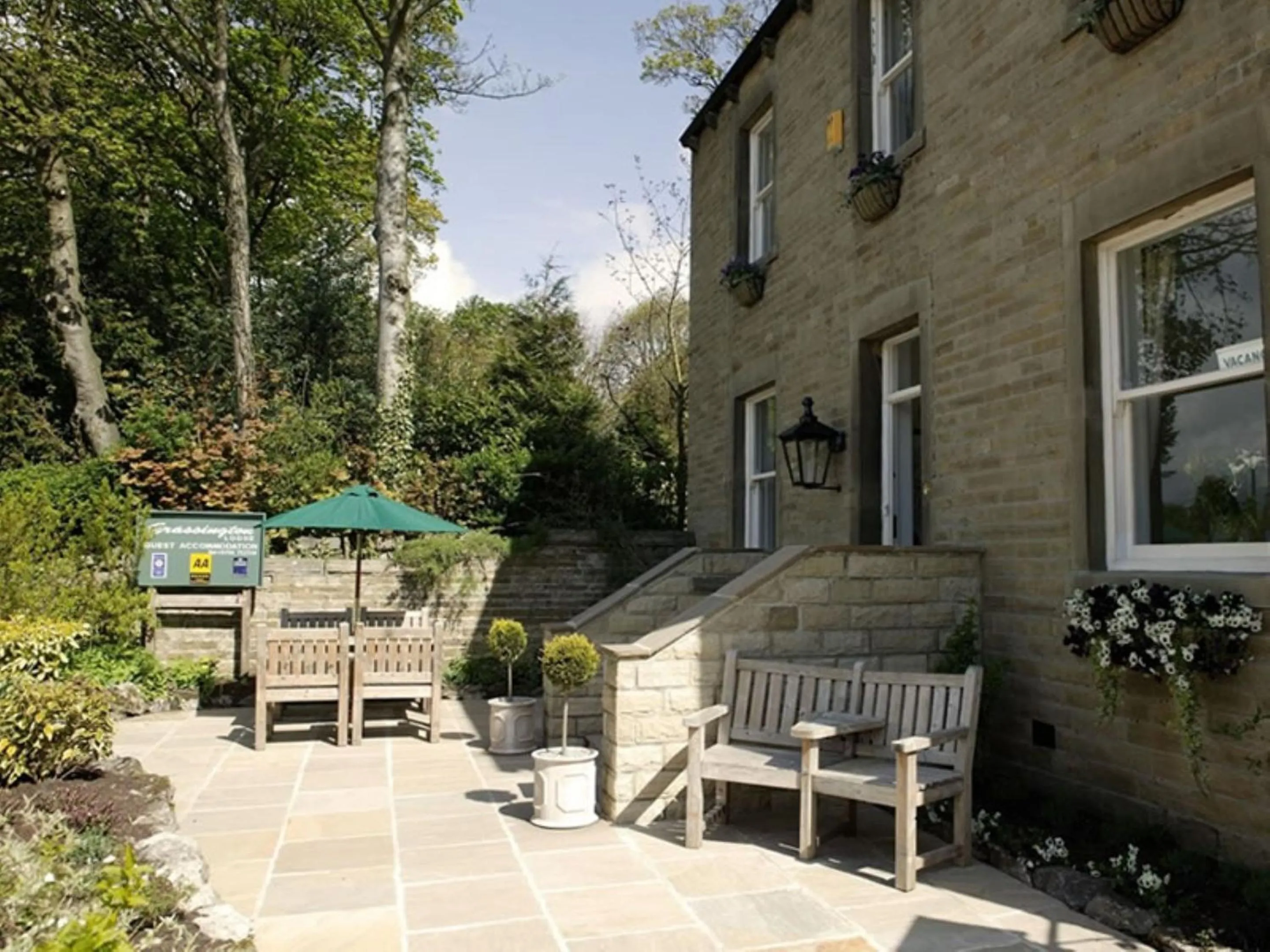 Seating area in Grassington Lodge