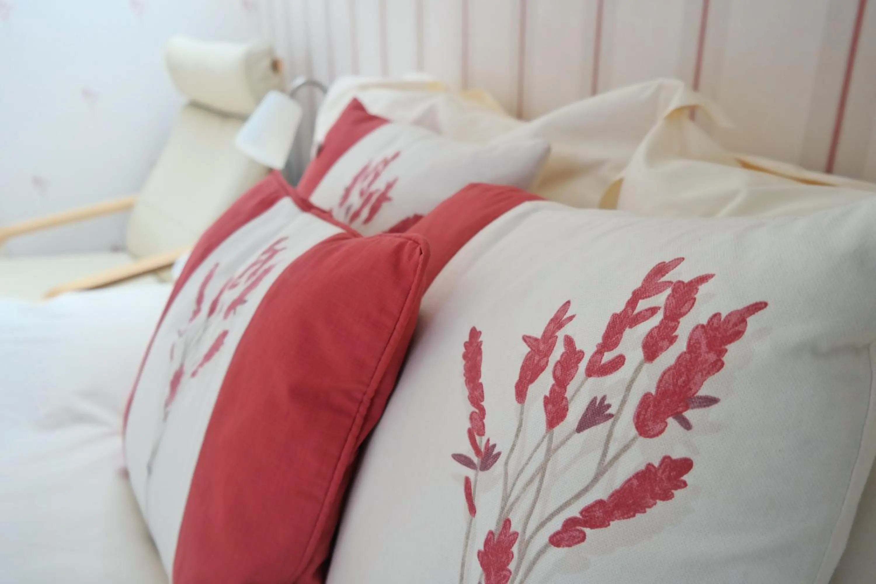 Decorative detail, Bed in Weston Cottage