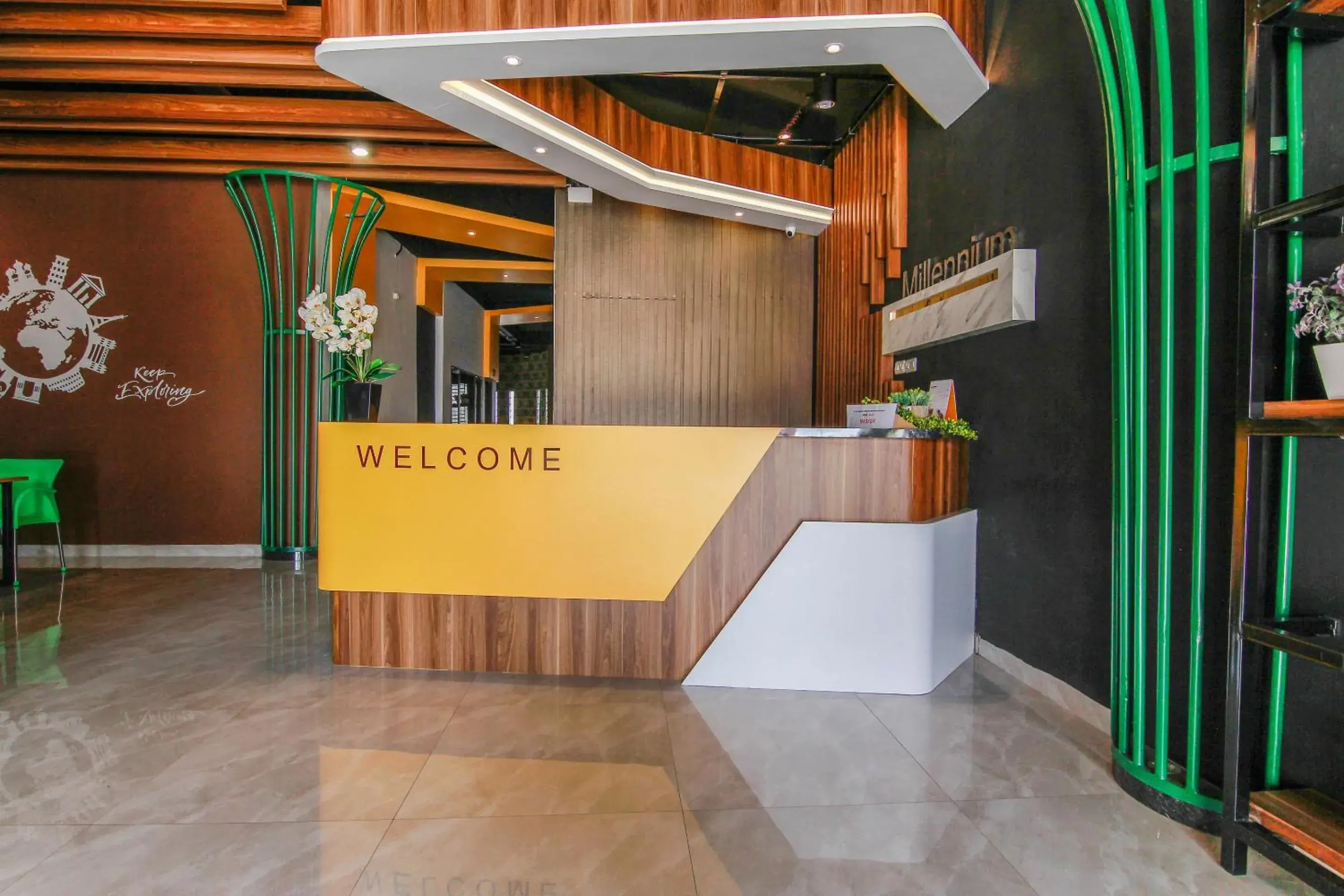 Lobby or reception in Capital O 3476 Millenium Inn Lobby or reception in Capital O 3476 Millenium Inn