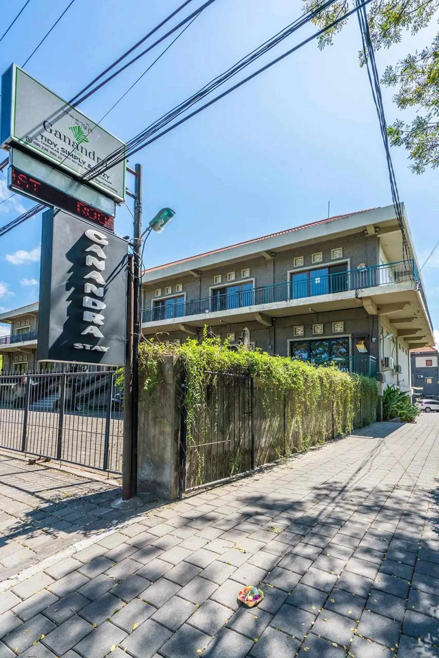 Property building in Ganandra Stay Denpasar Property building in Ganandra Stay Denpasar