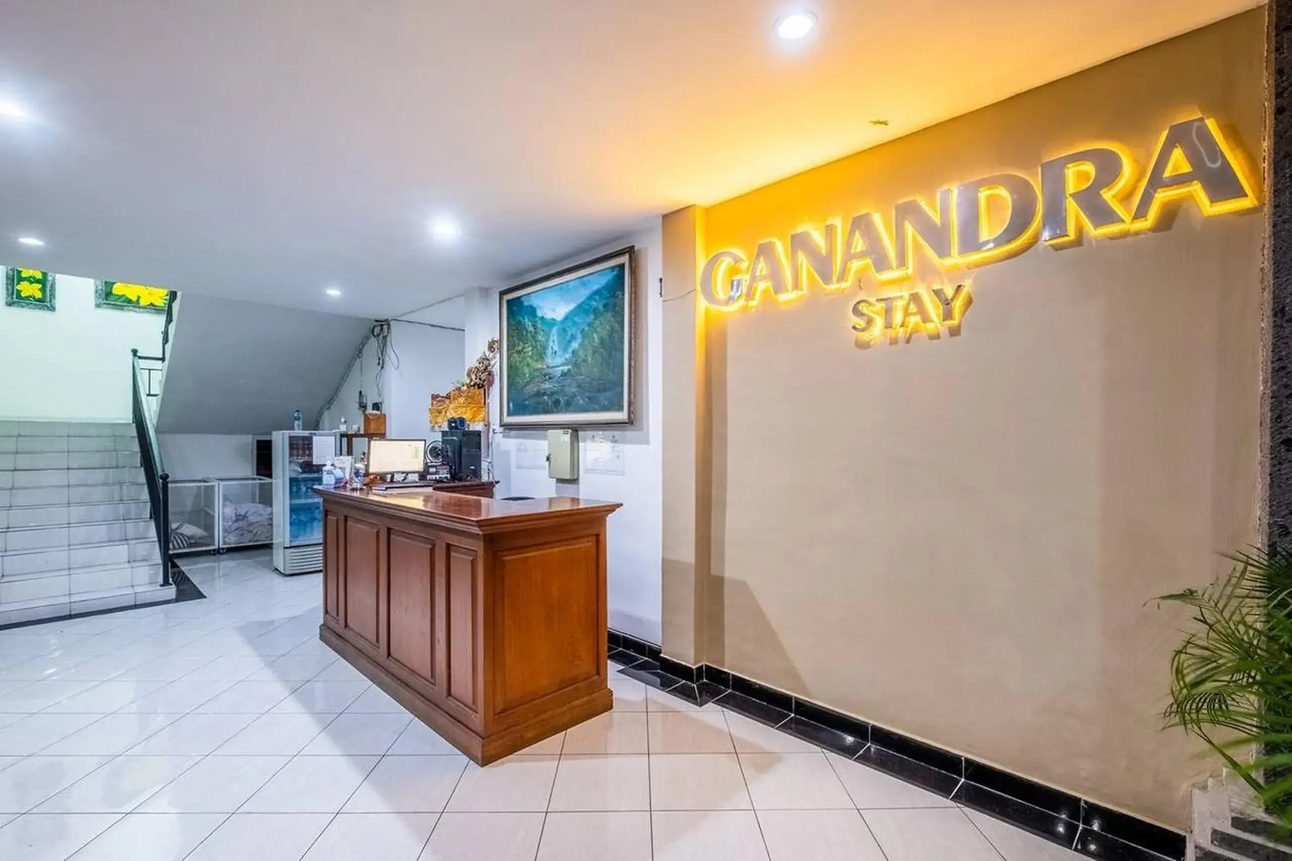 Lobby or reception in Ganandra Stay Denpasar Lobby or reception in Ganandra Stay Denpasar