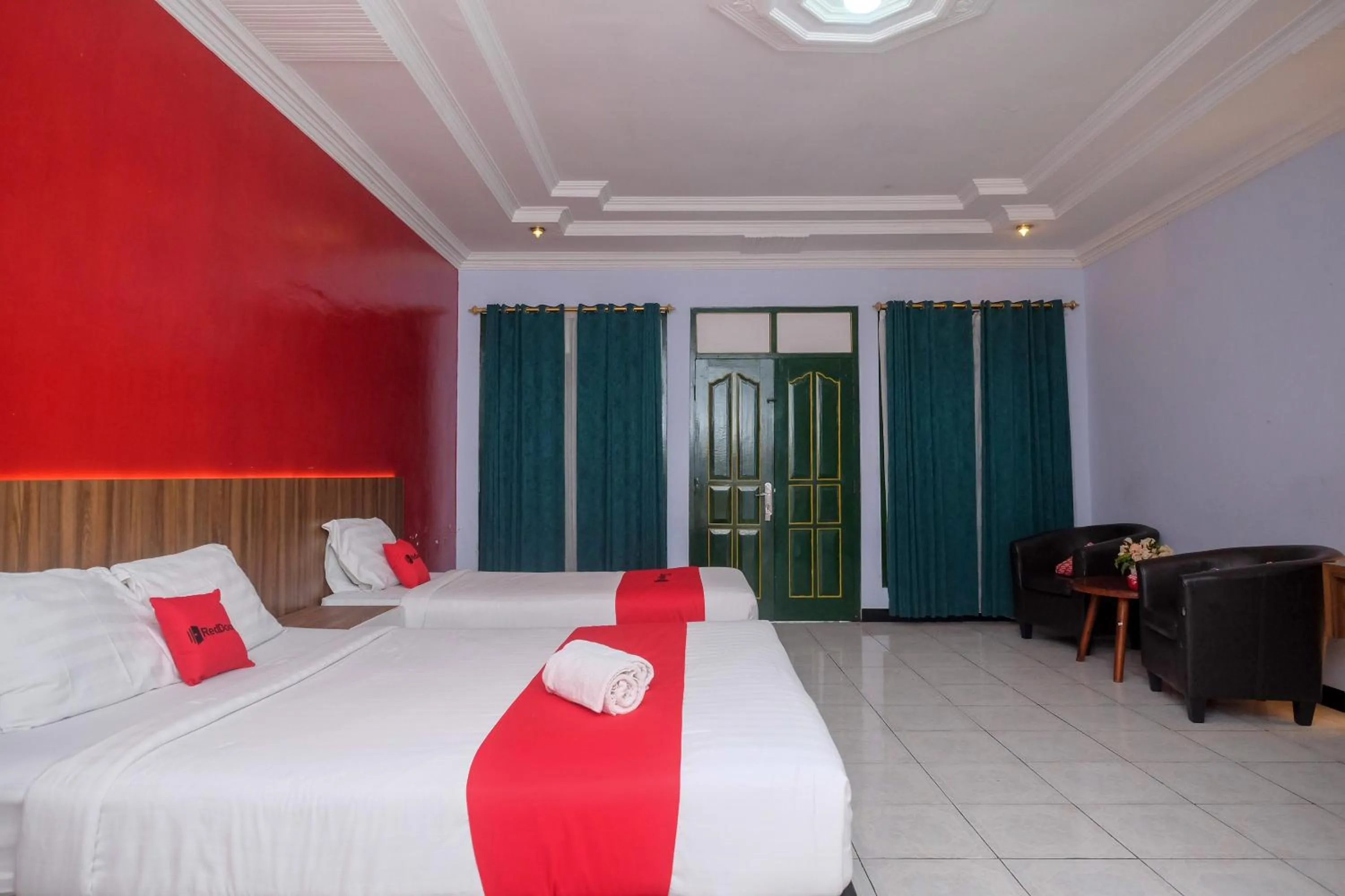 Bed in RedDoorz At Pondok Eyang Obi Sleman