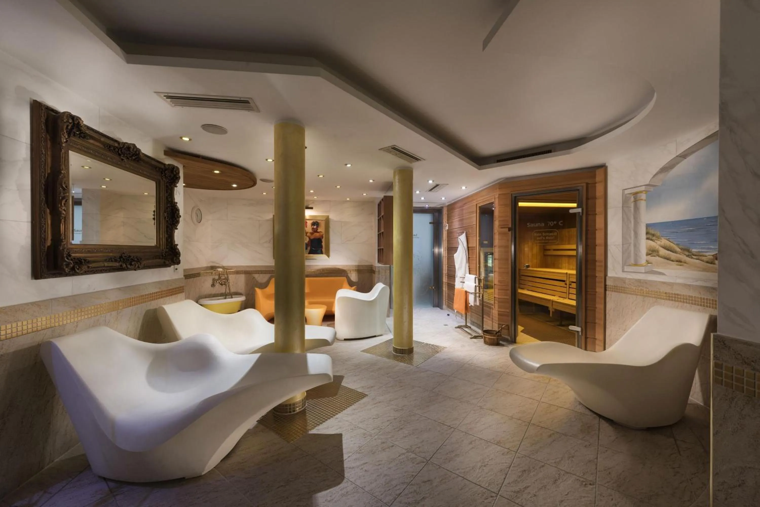 Spa and wellness centre/facilities in Hotel Kaiserhof Heringsdorf