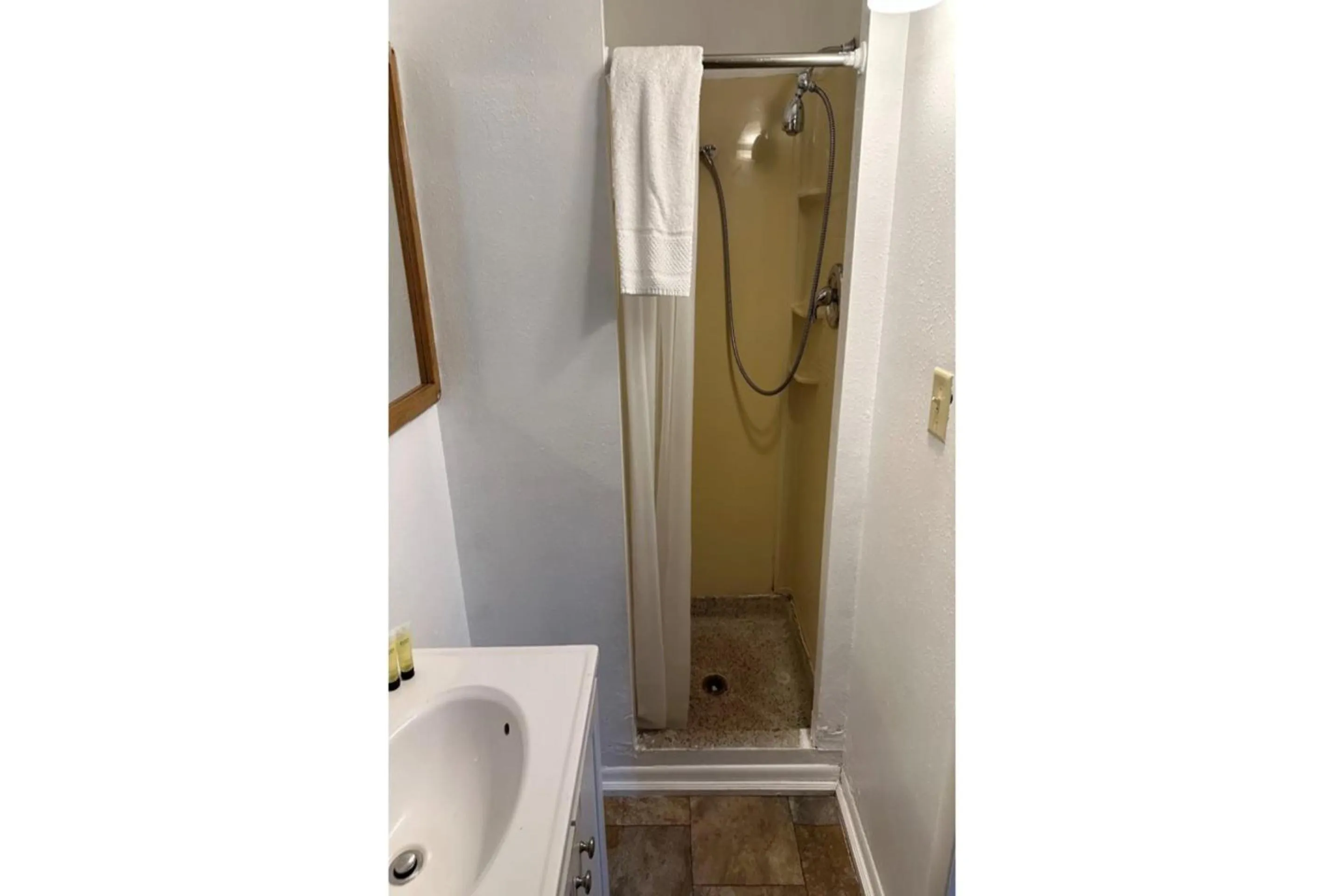 Bathroom in Love Hotels Timberline By OYO Lake Superior