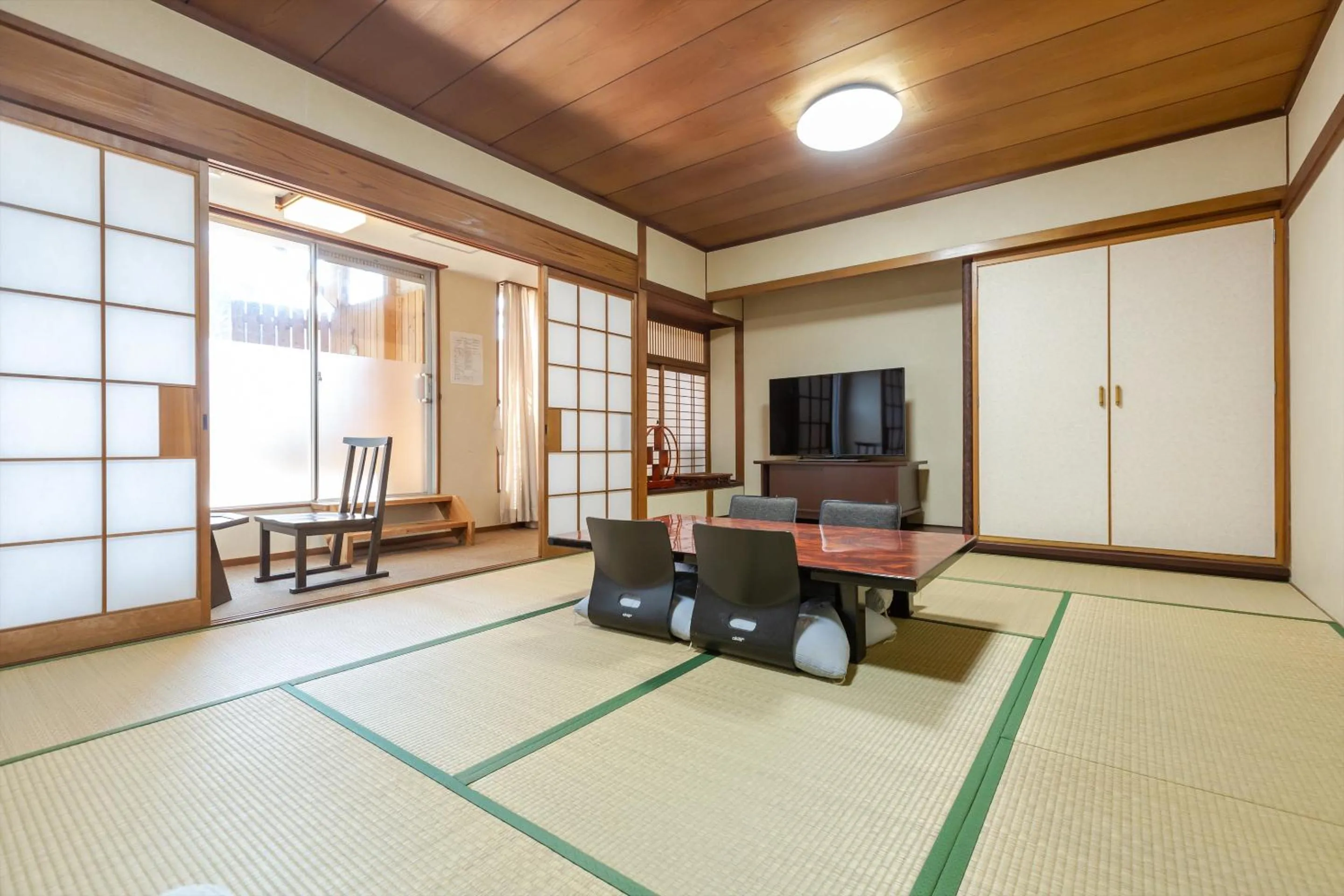Seating area in Tabist Spa Yubara Okayama Yubaraonsen