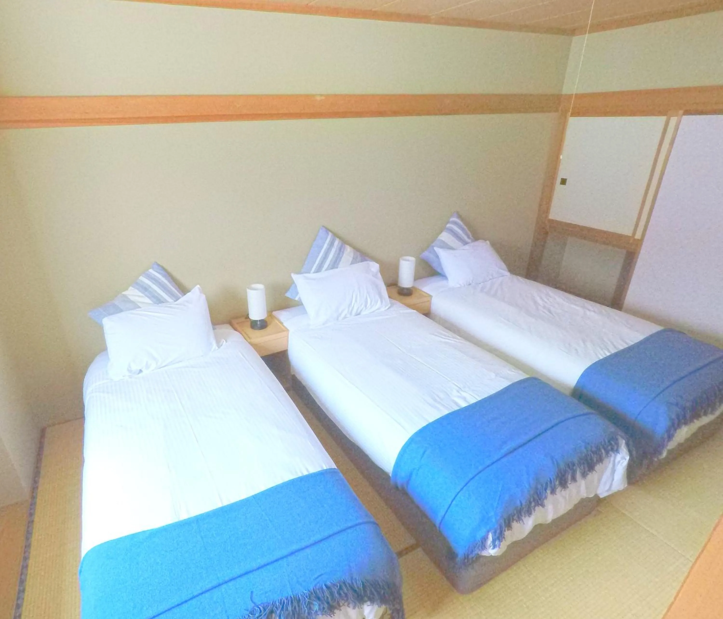 Bed in Red Fox Lodge Myoko