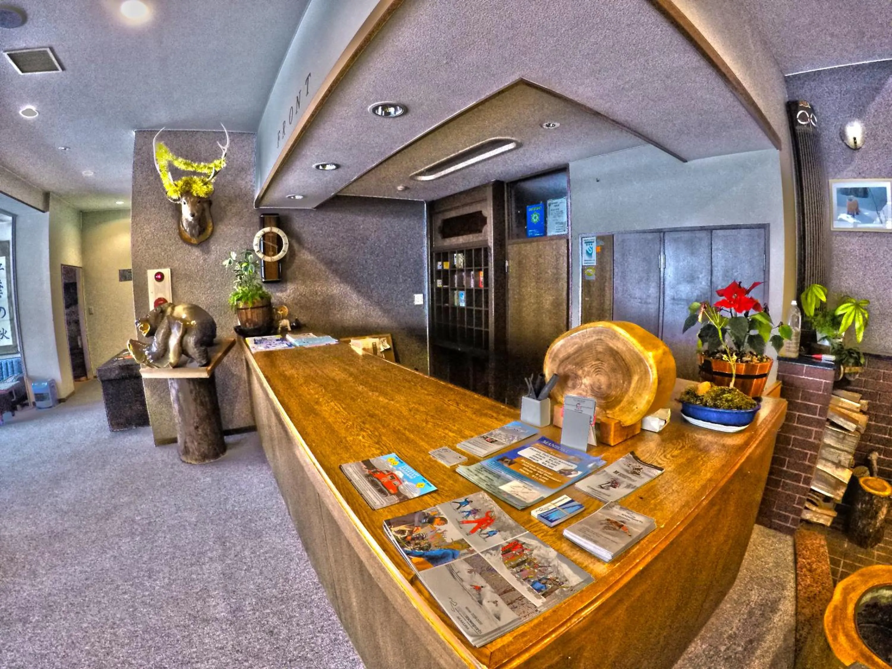 Lobby or reception in Red Fox Lodge Myoko