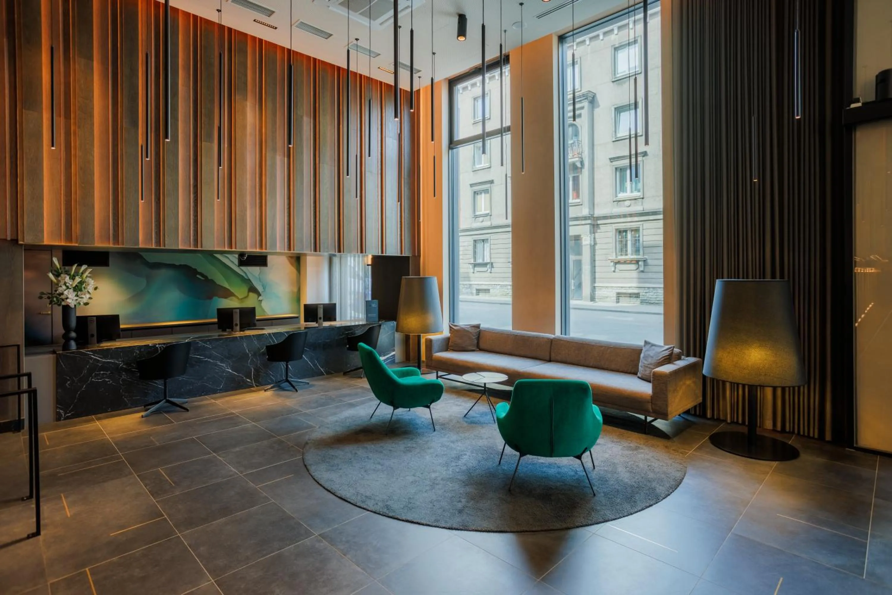 Lobby or reception in Movenpick Hotel Tallinn