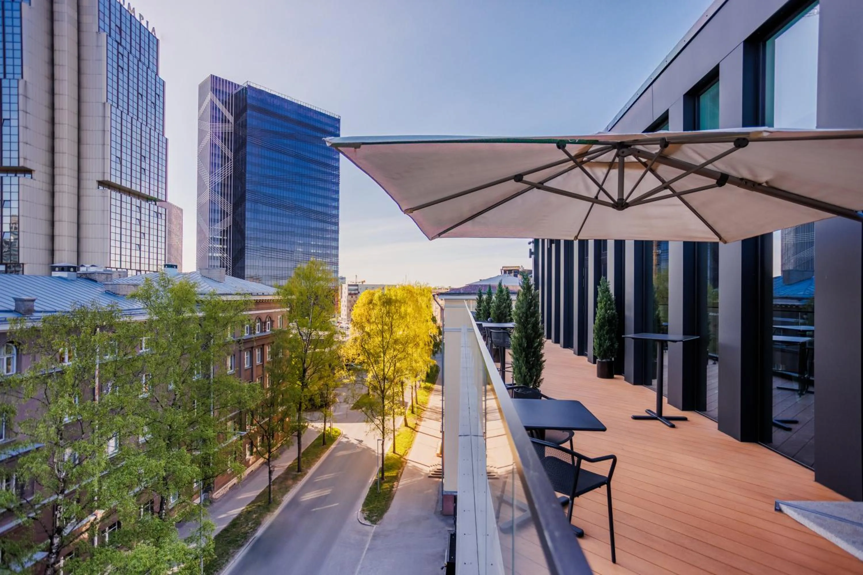 Balcony/Terrace in Movenpick Hotel Tallinn