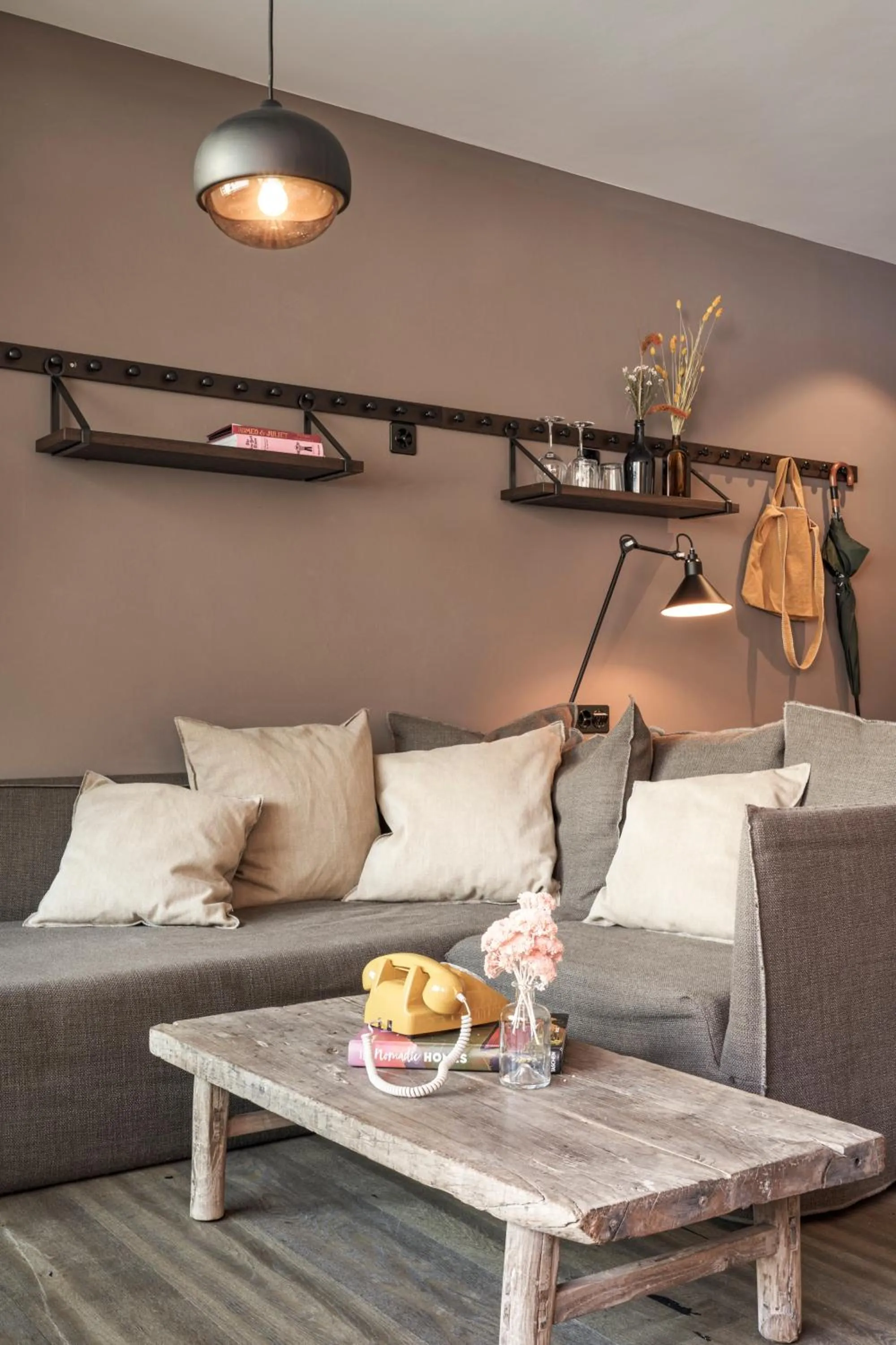 Living room in Nomad by CERVO Mountain Resort