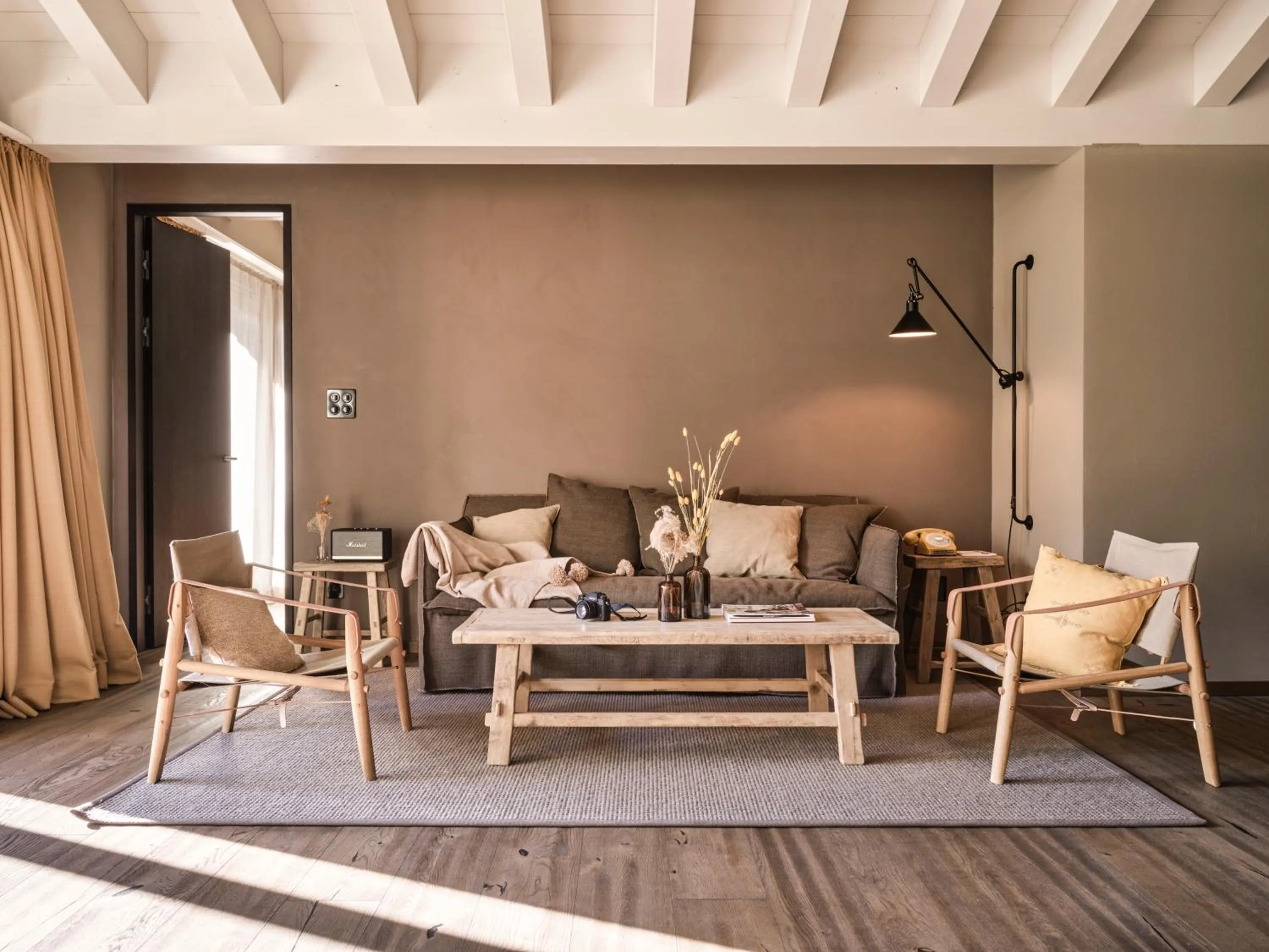 Living room in Nomad by CERVO Mountain Resort