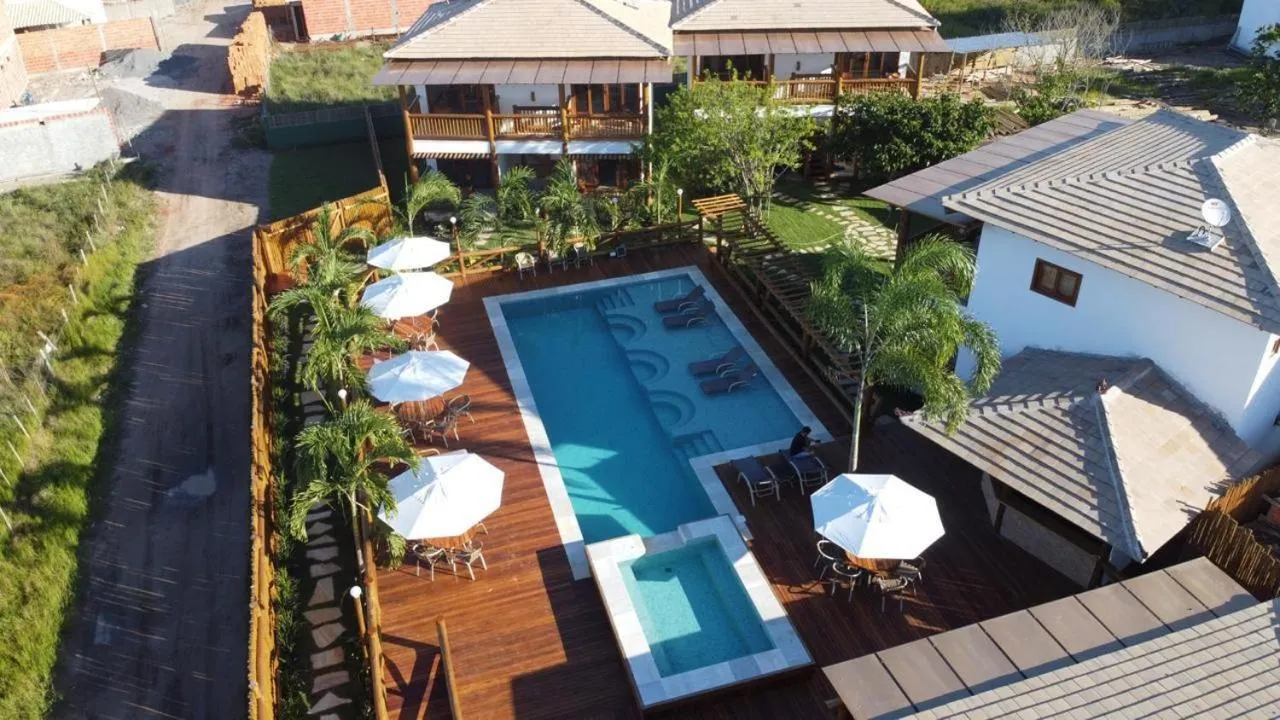 Pool view in Carapitangui Pousada