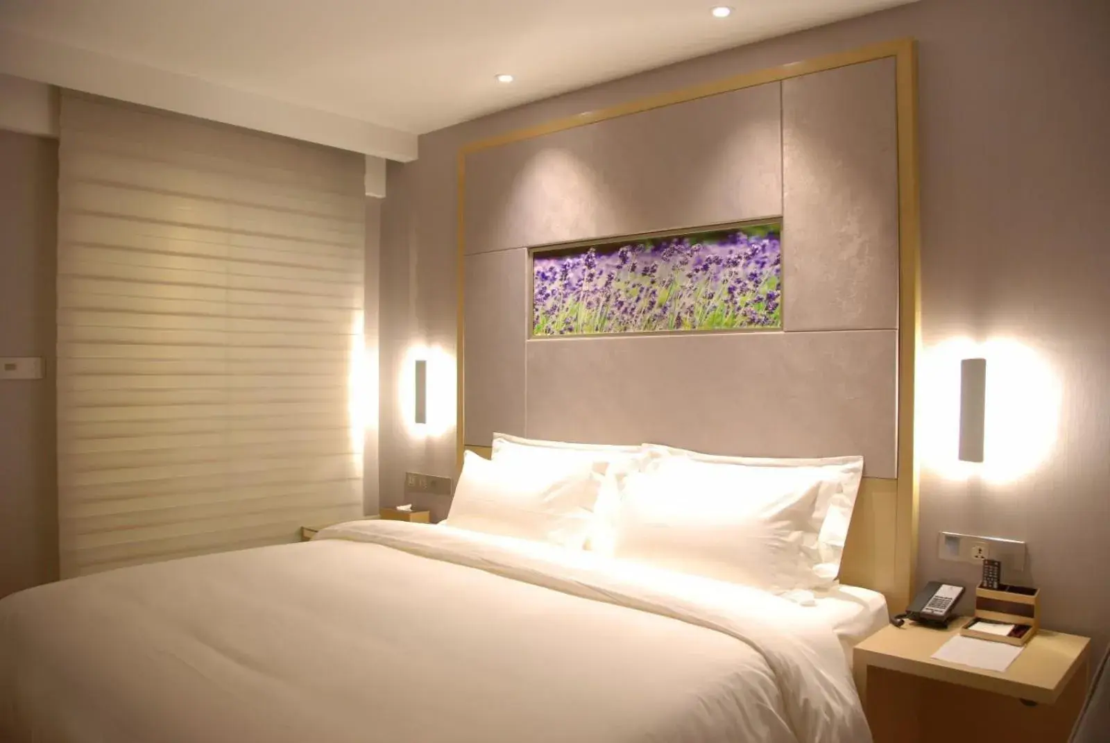 Bed in Lavande Hotels·Xian High-Tech Zone West Avenue Yango Bed in Lavande Hotels·Xian High-Tech Zone West Avenue Yango