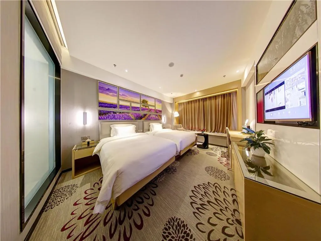Bed in Lavande Hotel Chengdu Dafeng Shixi Park Subway Station