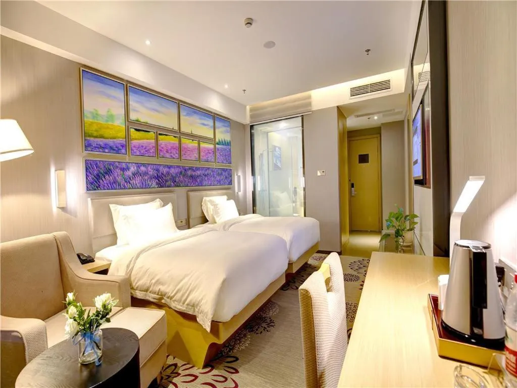 Bed in Lavande Hotel Chengdu Dafeng Shixi Park Subway Station