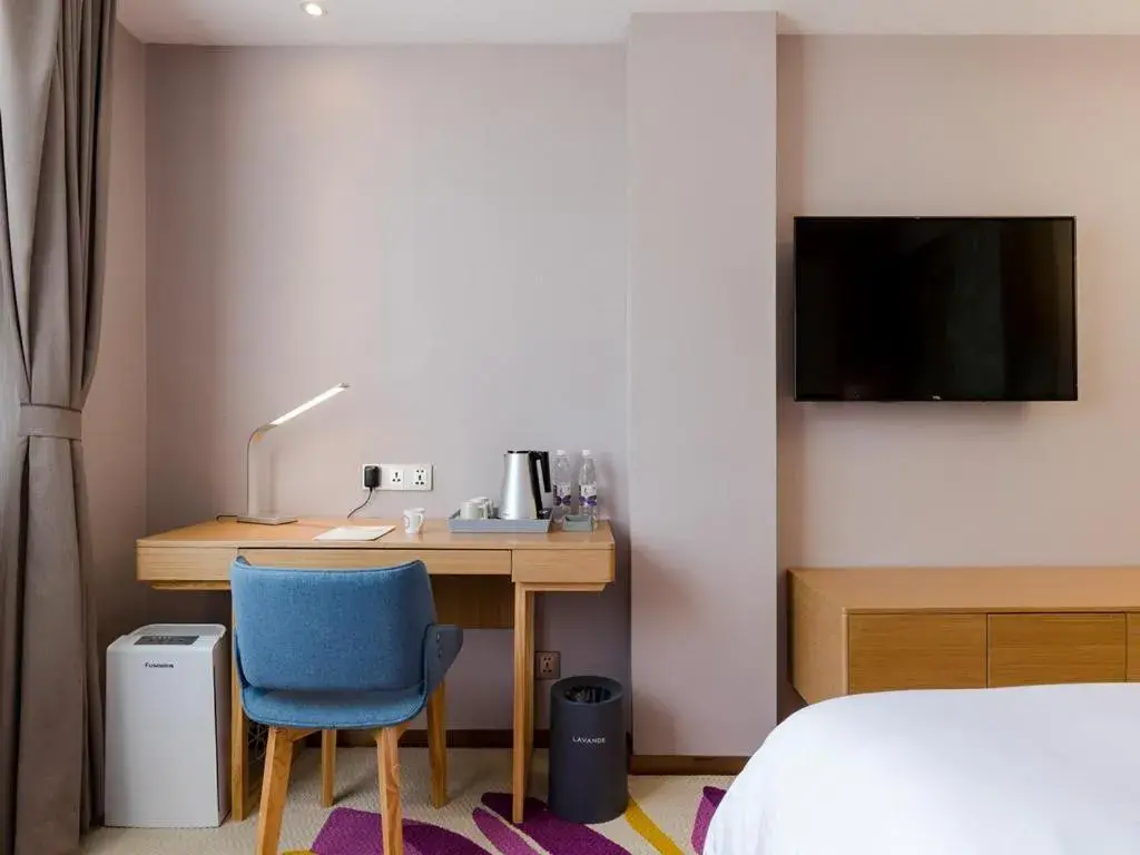 Bed in Lavande Hotels·Guangzhou Fangcun Jiaokou Metro Station Bed in Lavande Hotels·Guangzhou Fangcun Jiaokou Metro Station