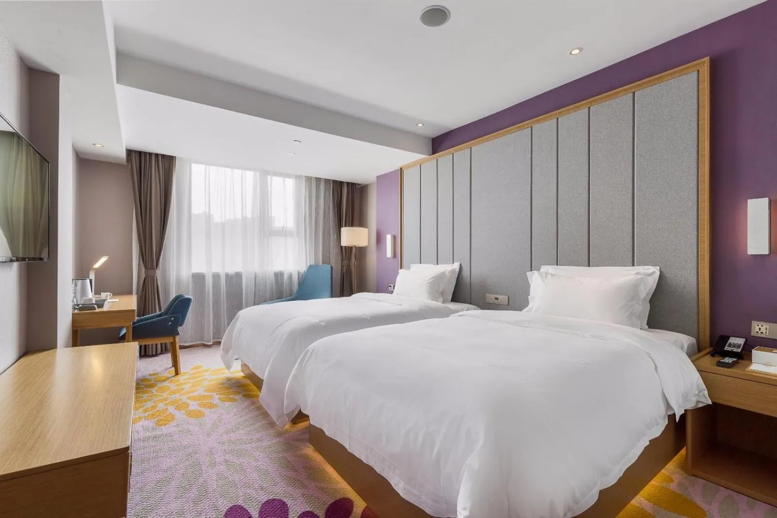 Bed in Lavande Hotels·Guangzhou Fangcun Jiaokou Metro Station