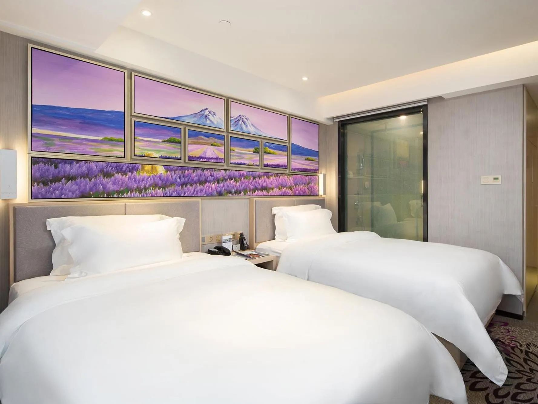 Bed in Lavande Hotel Zhangjiajie Tianmenshan Dayongfucheng