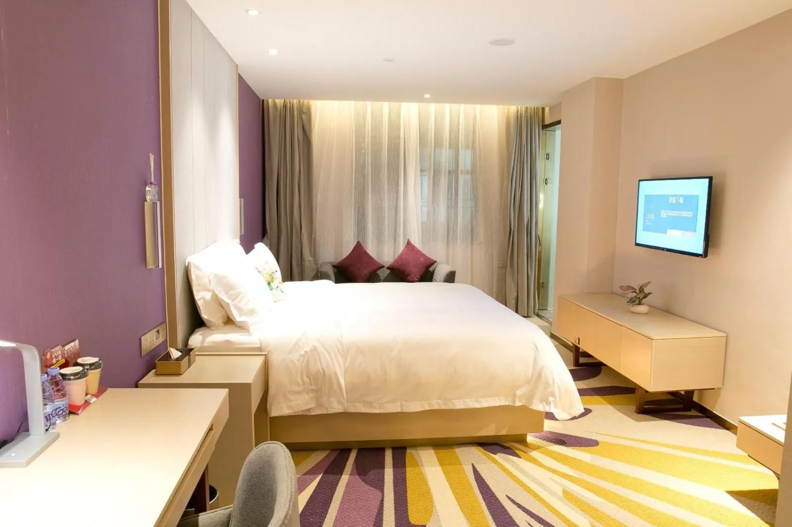 Bed in Lavande Hotels·Shenzhen North Railway Station Longhua Yicheng Center