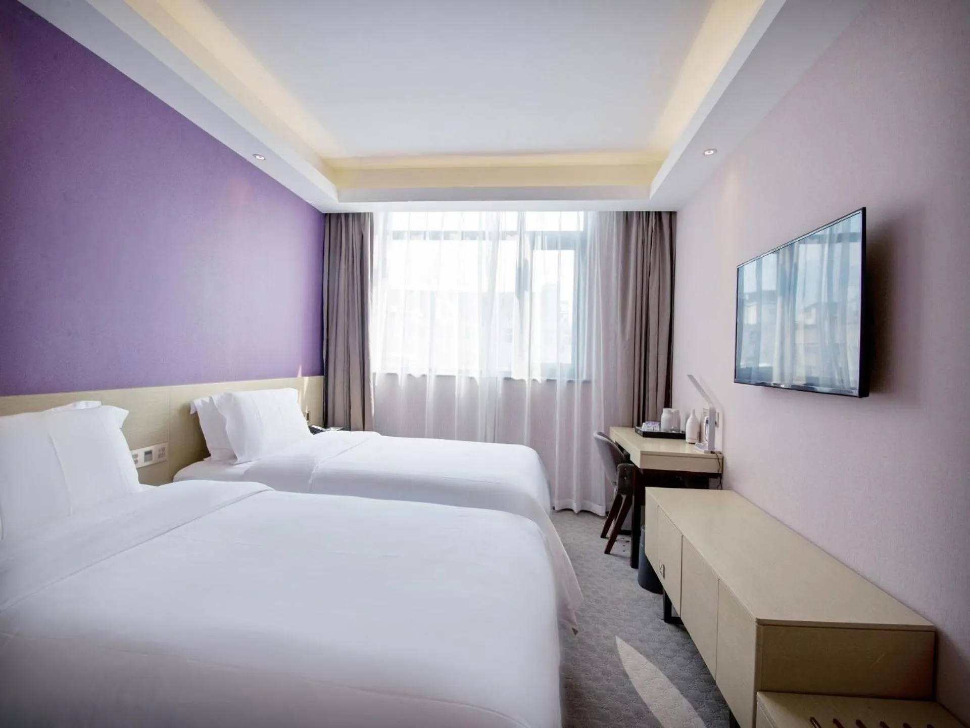 Bed in Lavande Hotel Xi'an Bell Tower