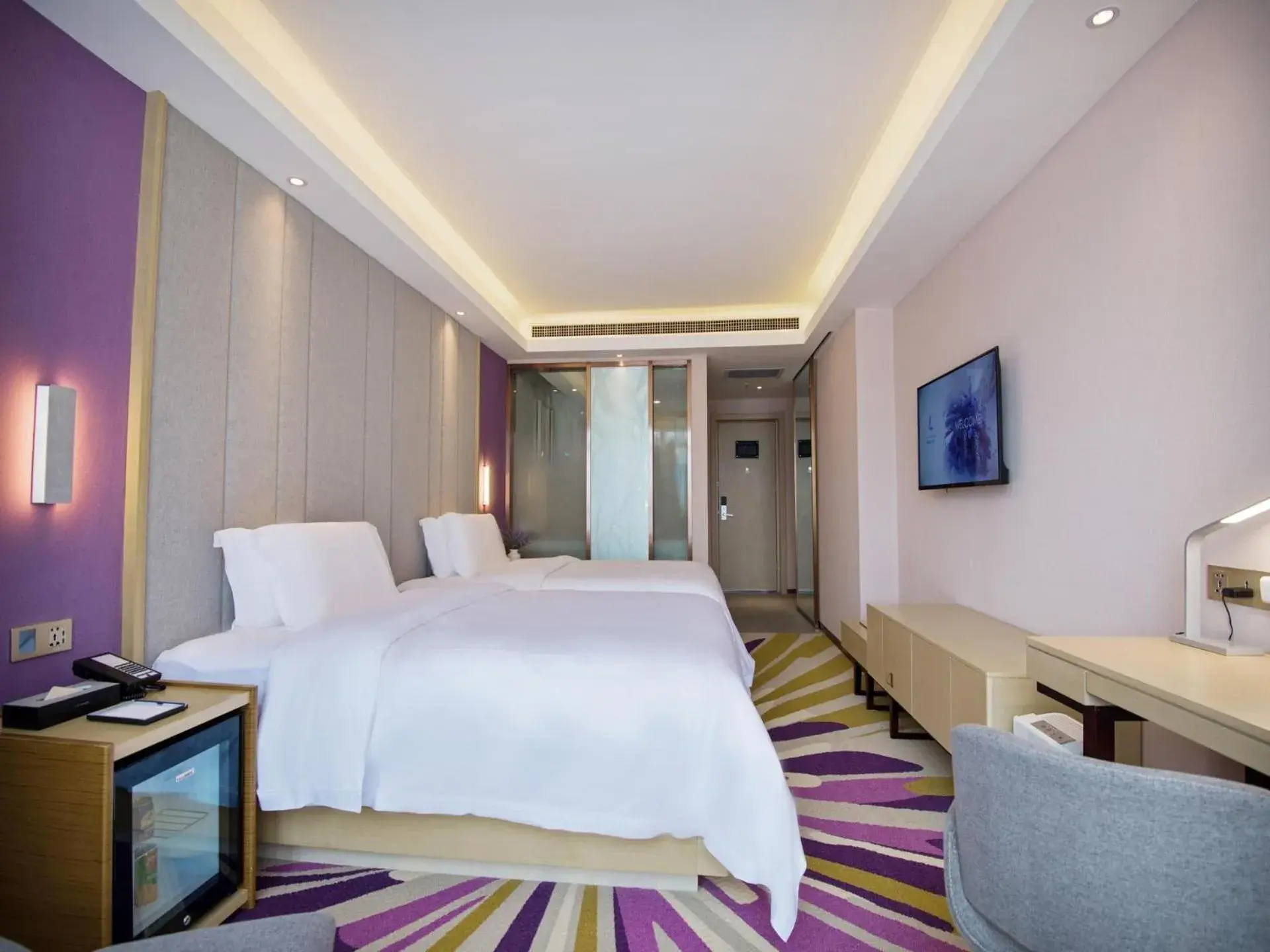 Bed in Lavande Hotel Xi'an Bell Tower Bed in Lavande Hotel Xi'an Bell Tower