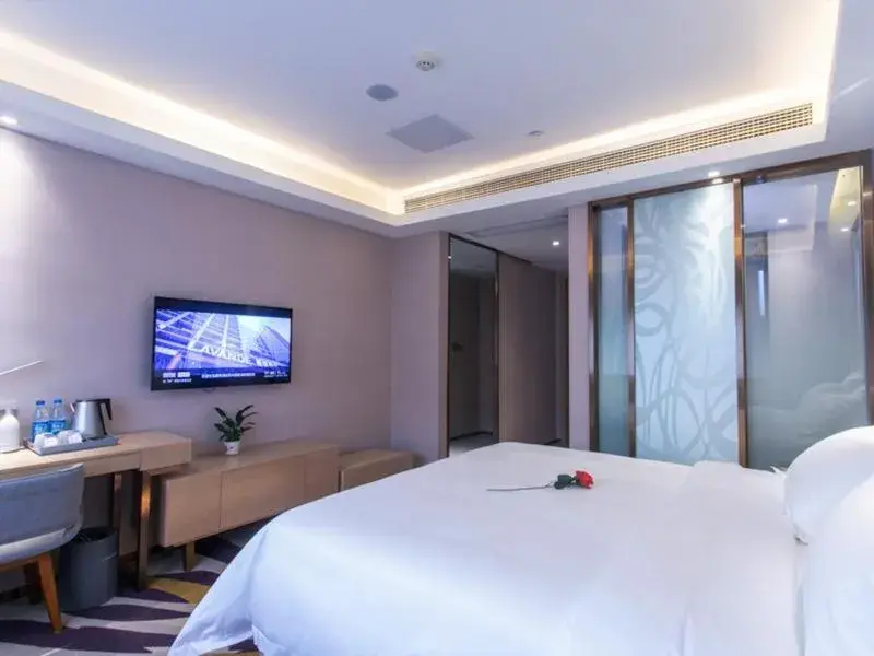 Bed in Lavande Hotel Suzhou Dushu Lake Gaojiao District Bed in Lavande Hotel Suzhou Dushu Lake Gaojiao District