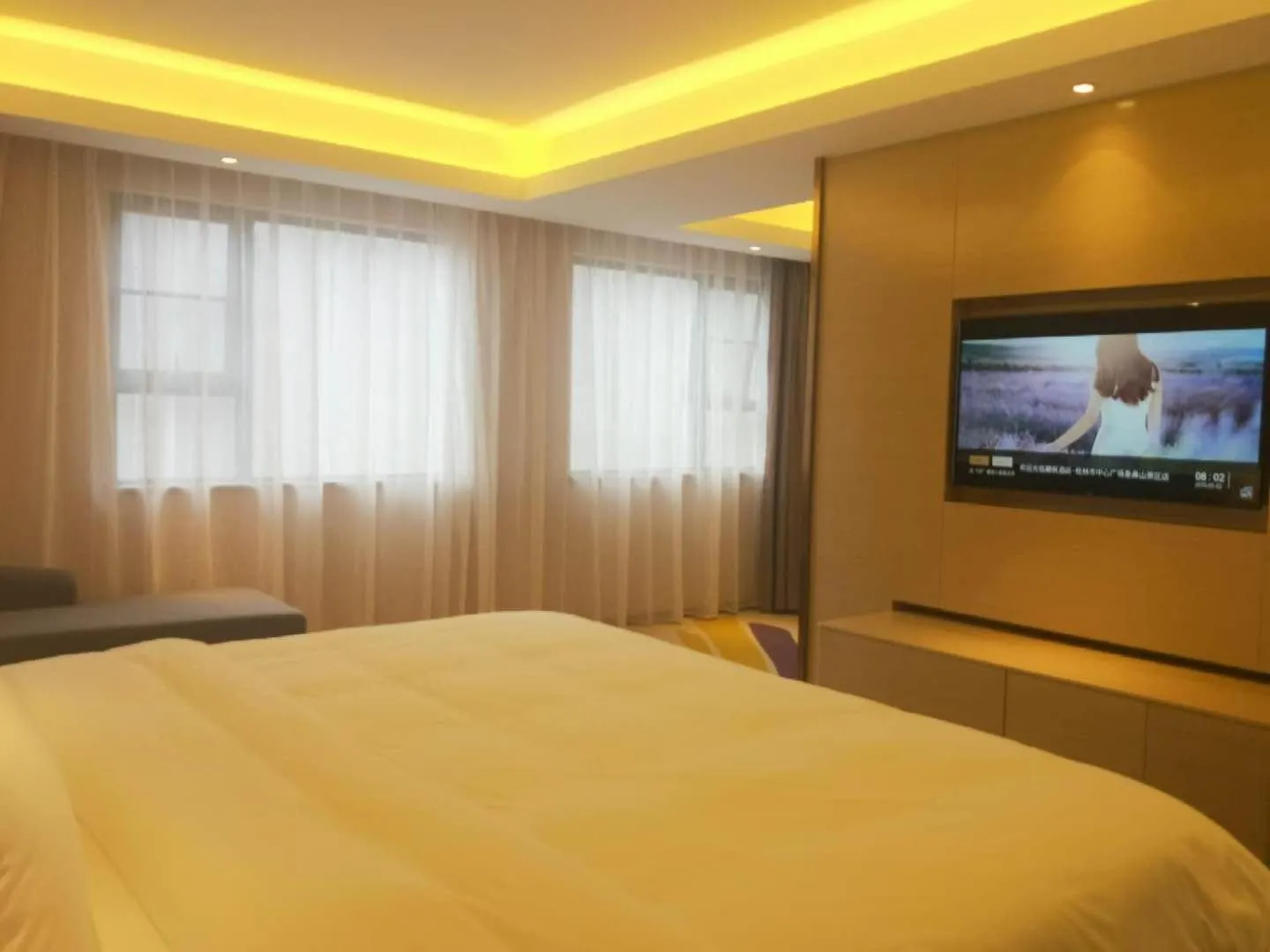 Bed in Lavande Hotels·Guilin Central Square Elephant Trunk Hill Scenic Area
