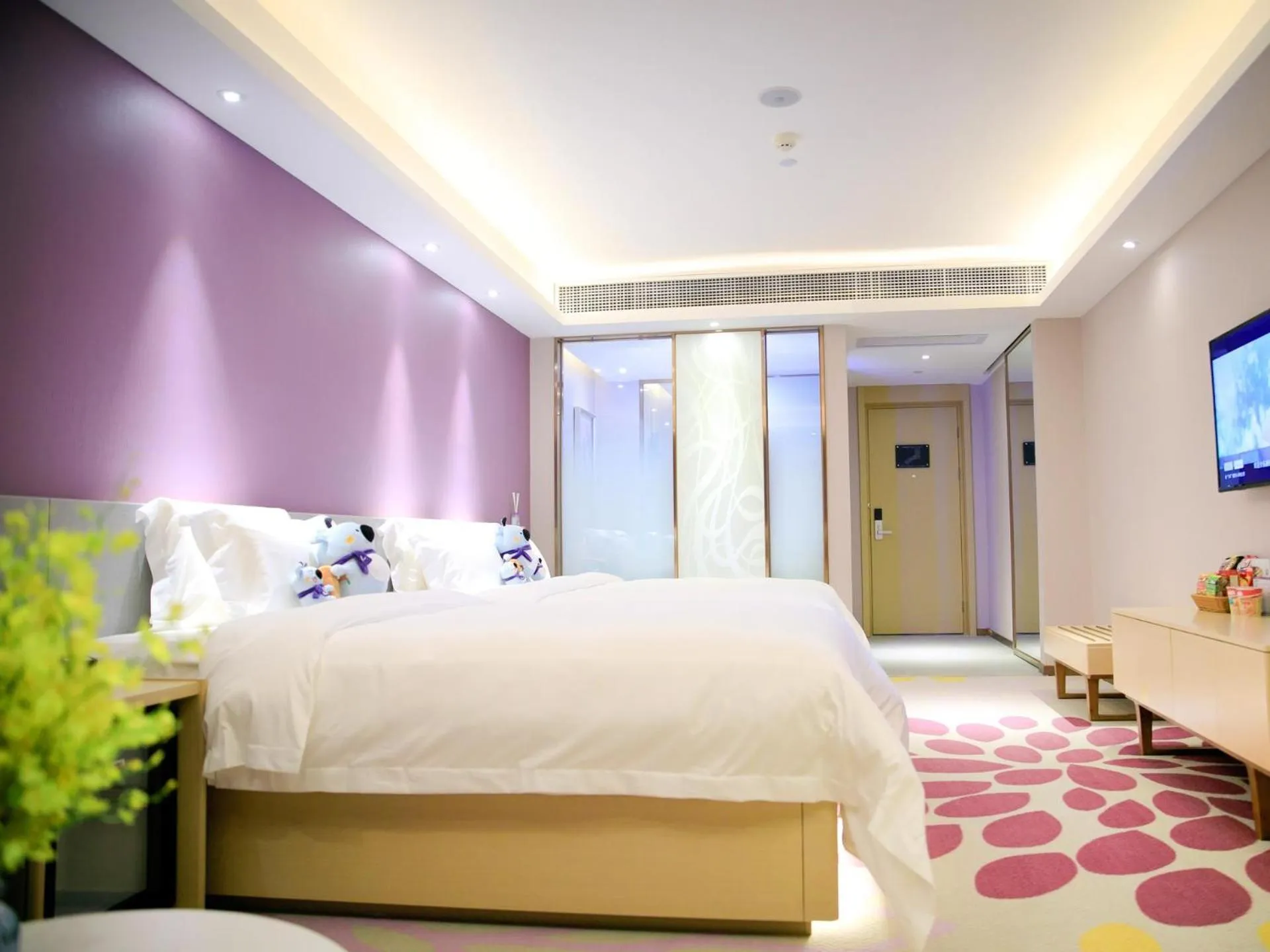 Bed in Lavande Hotels·Shenzhen North Railway Station Longhua Bus Terminal