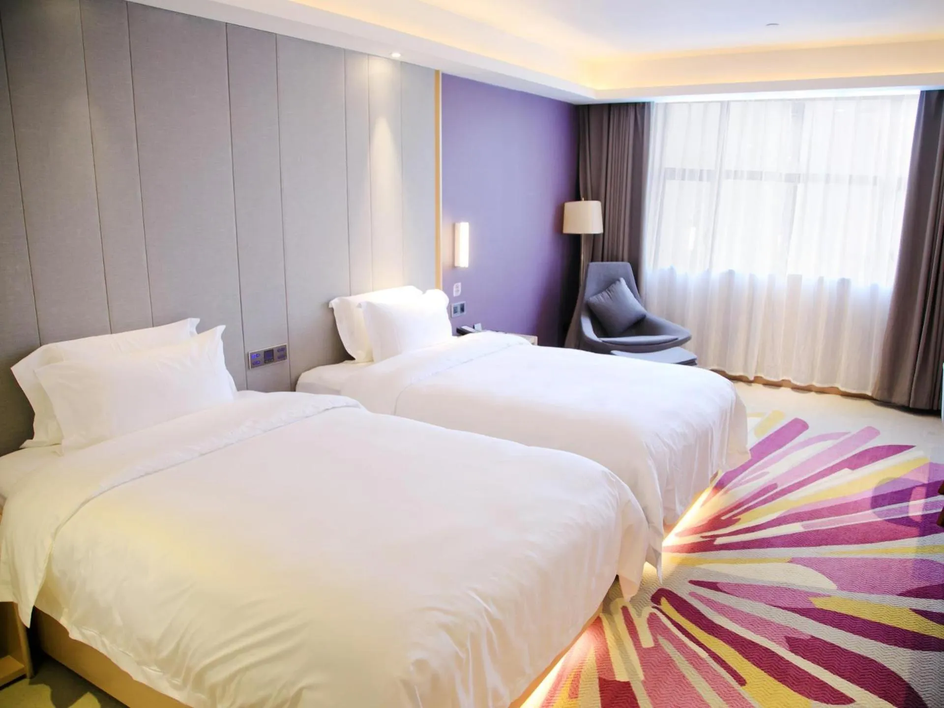 Bed in Lavande Hotels·Shenzhen North Railway Station Longhua Bus Terminal