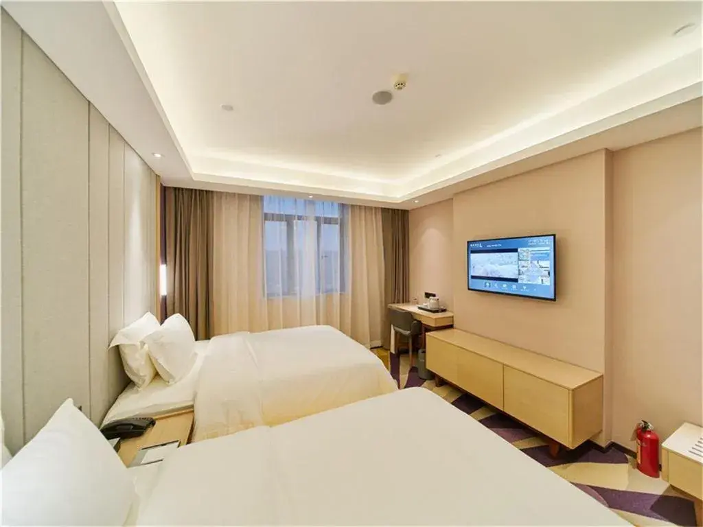 Bed in Lavande Hotels·Foshan West Railway Station Luocun Bed in Lavande Hotels·Foshan West Railway Station Luocun