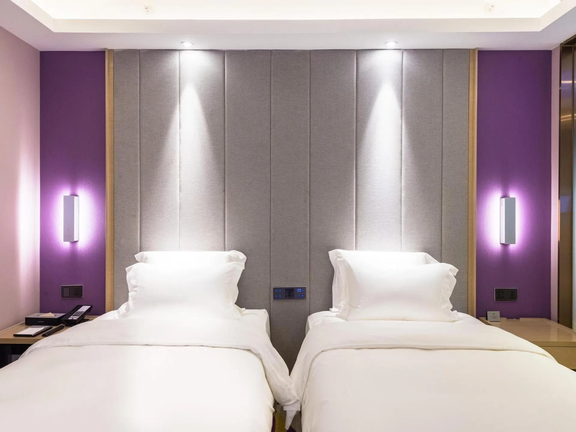 Bed in Lavande Hotels·Foshan Zhoucun Ligang Road Xunfenggang Metro Station