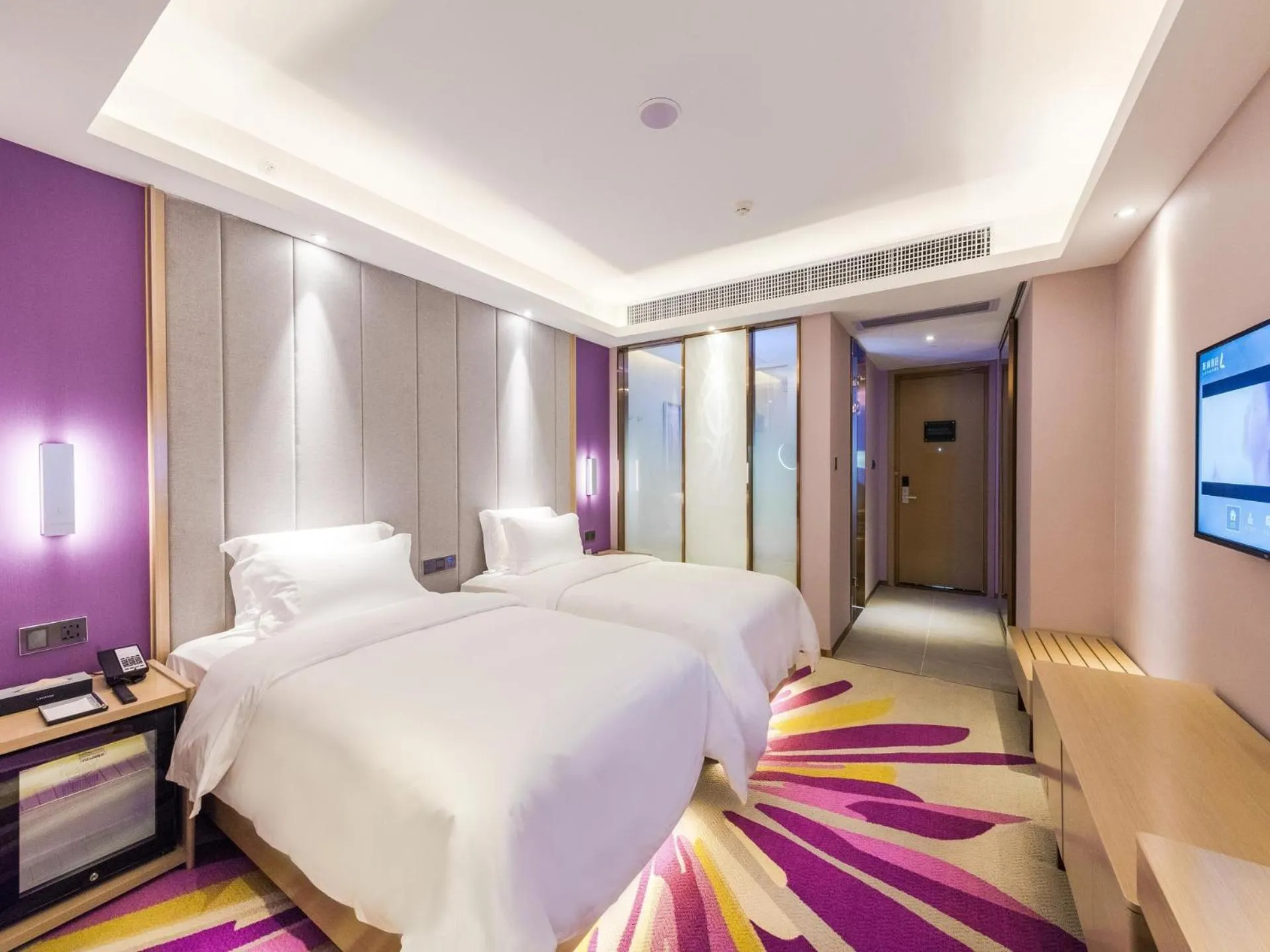 Bed in Lavande Hotels·Foshan Zhoucun Ligang Road Xunfenggang Metro Station