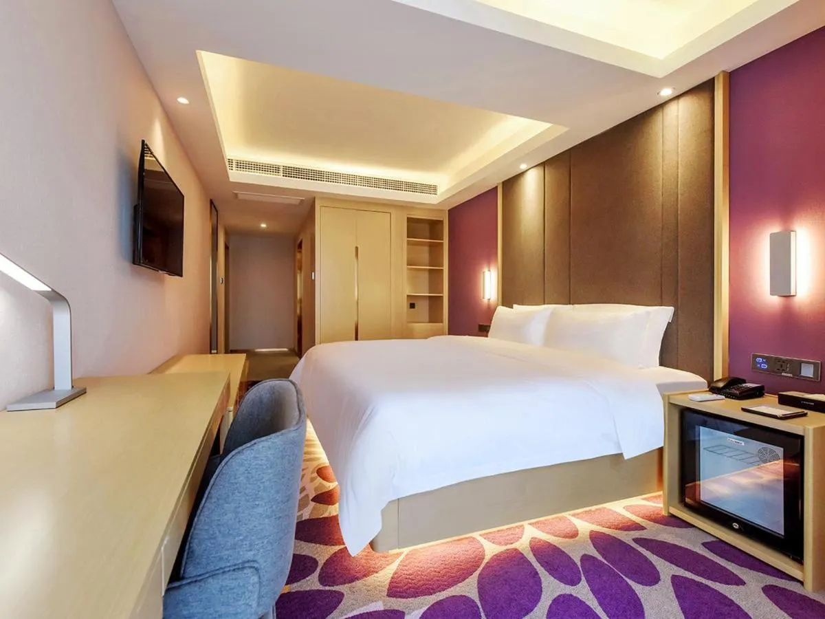 Bed in Lavande Hotels·Chongqing Longtoushi North Railway Station