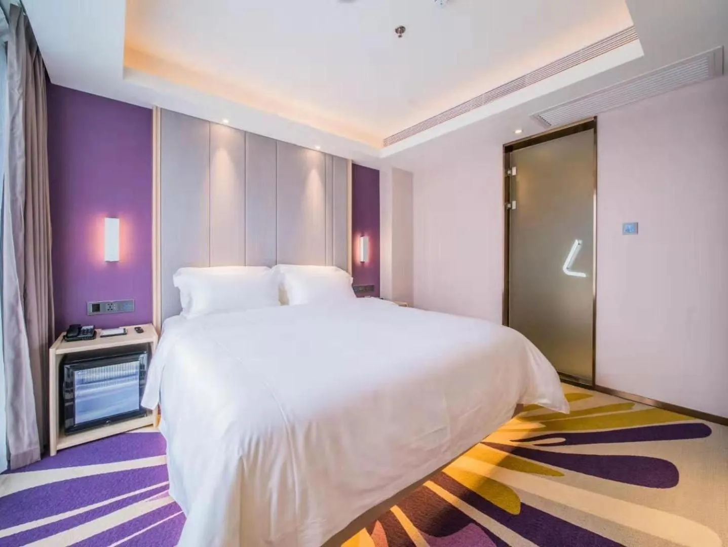 Bed in Lavande Hotels·Zhuhai Qinglv Middle Road Opera House