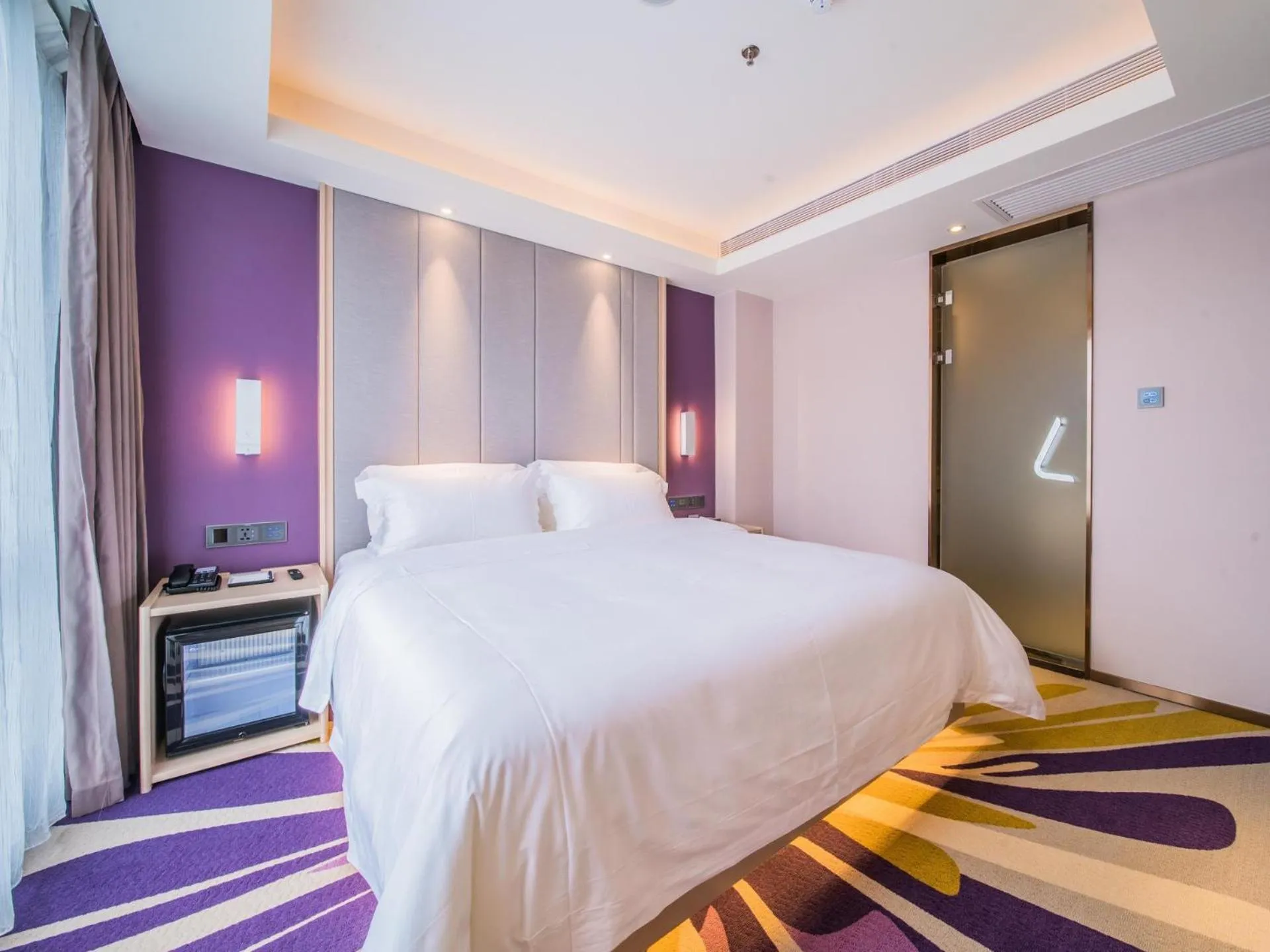Bed in Lavande Hotels·Zhuhai Qinglv Middle Road Opera House