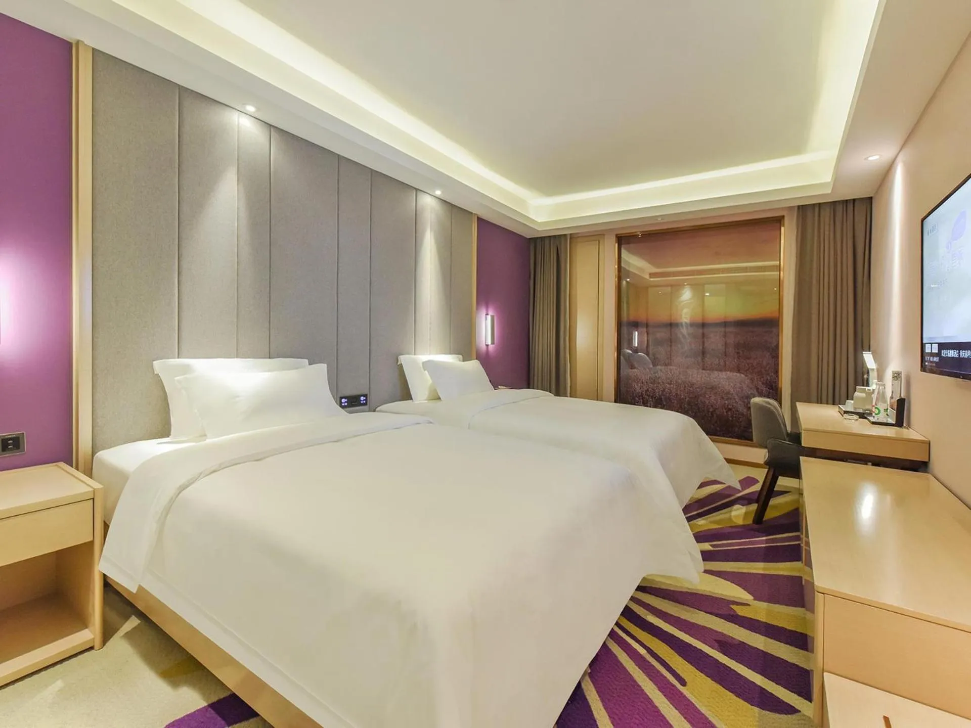 Bed in Lavande Hotel Chongqing Nanping Pedestrian Street Convention and Exhibition Center
