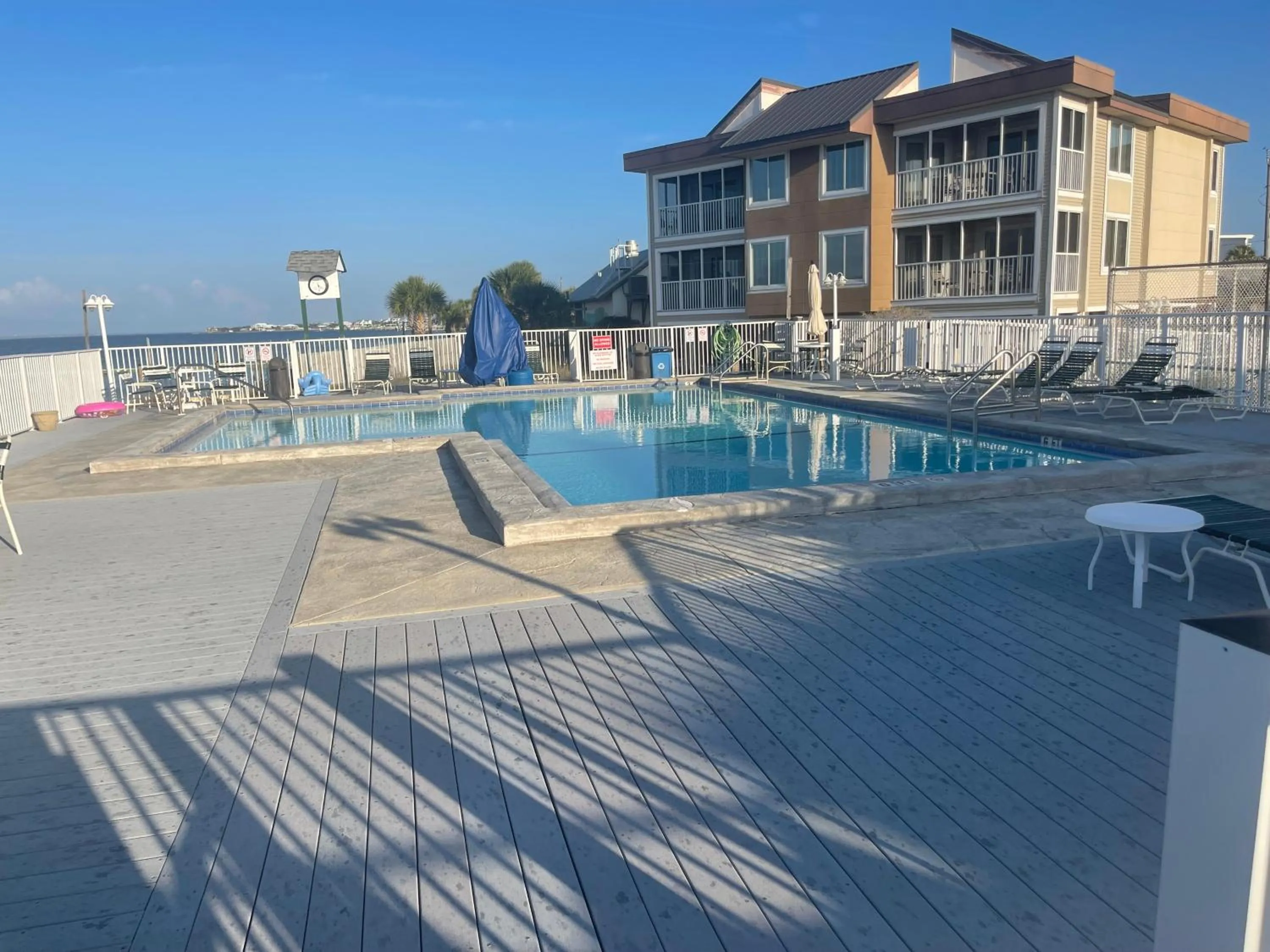 Swimming pool in GetAways at Soundside Holiday Beach Resort