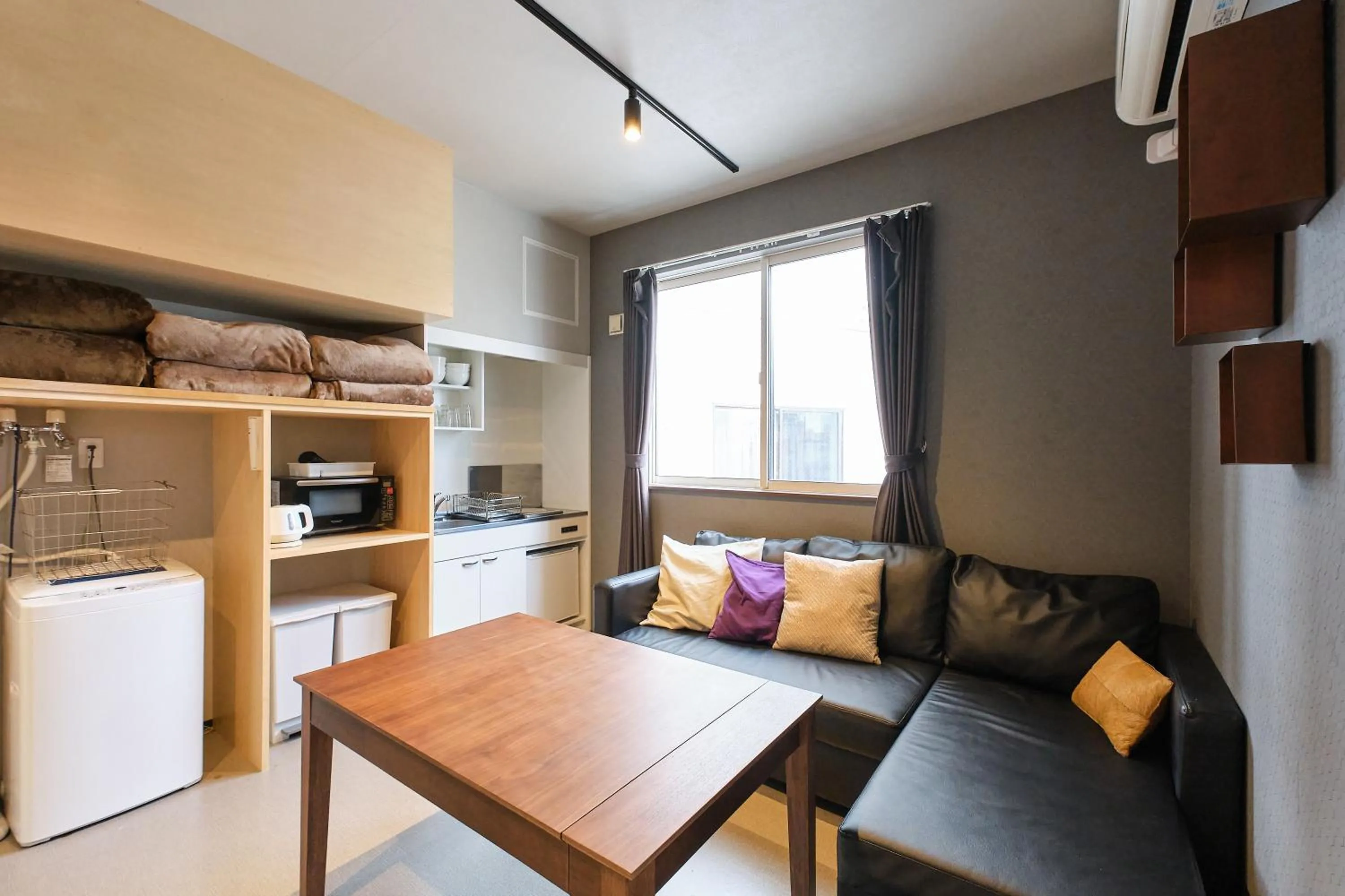 Living room in UCHI Living Stay Sapporo Kikusui