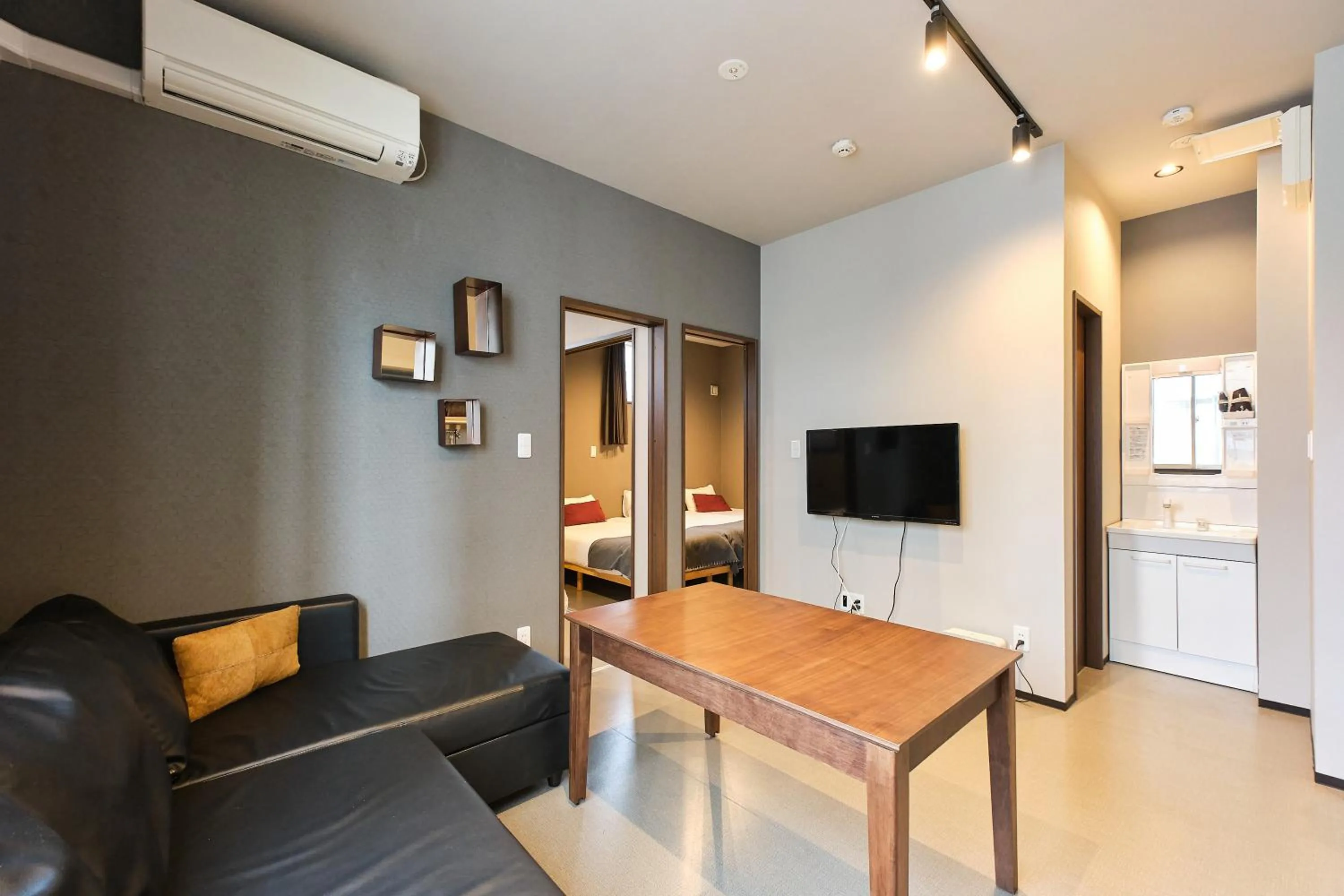 Living room in UCHI Living Stay Sapporo Kikusui