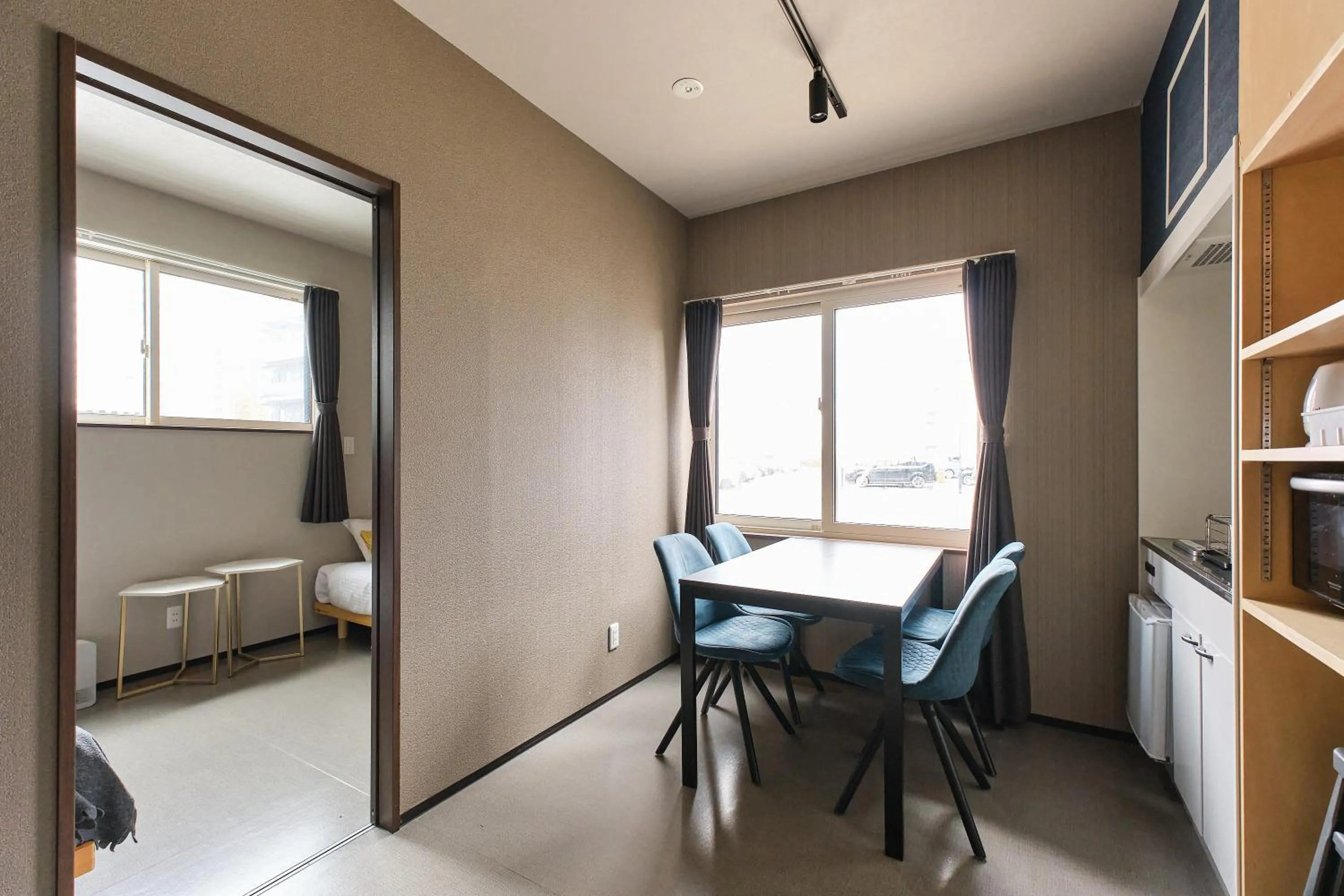 Dining area in UCHI Living Stay Sapporo Kikusui