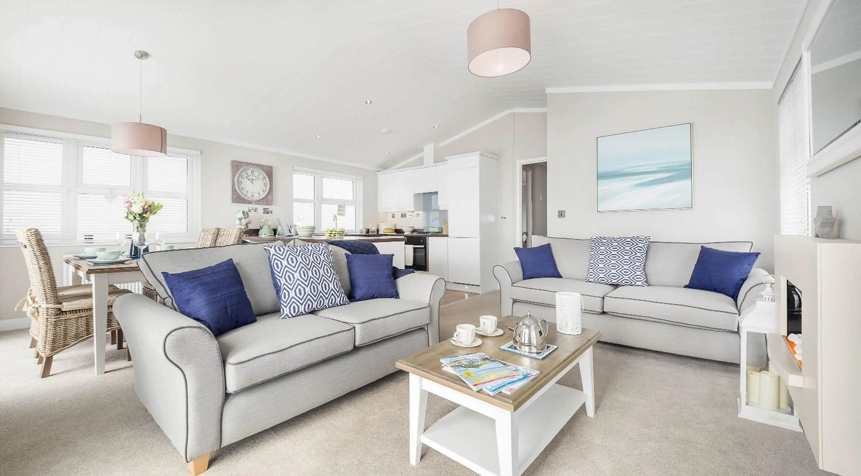 Living room in St Helens Coastal Resort