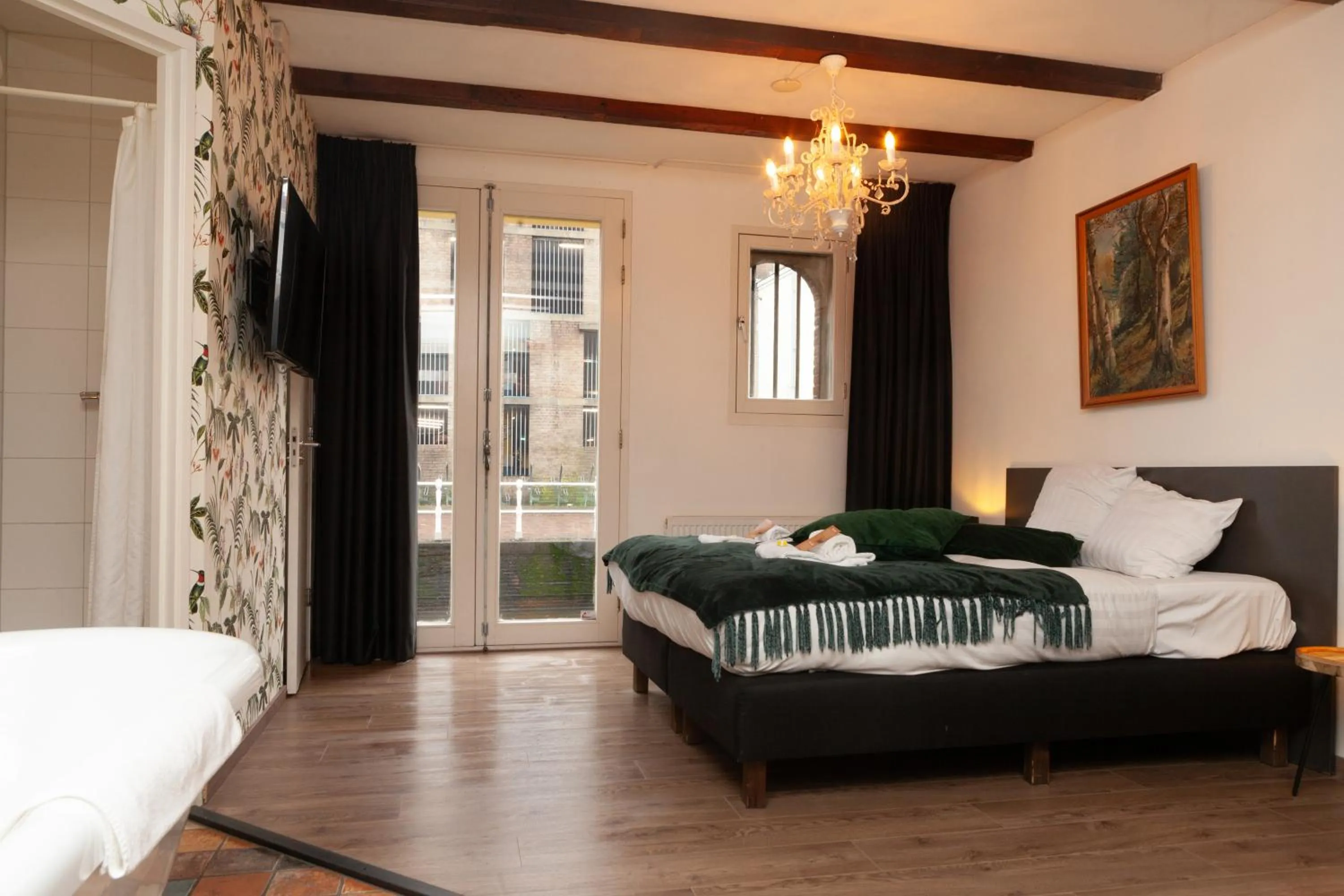 Bed in Kings Inn City Hotel Alkmaar