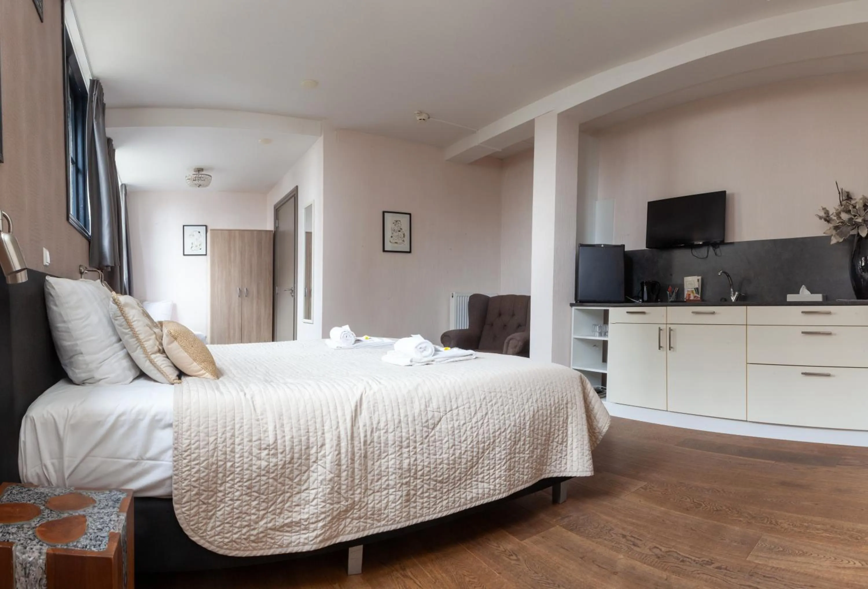 Bed in Kings Inn City Hotel Alkmaar