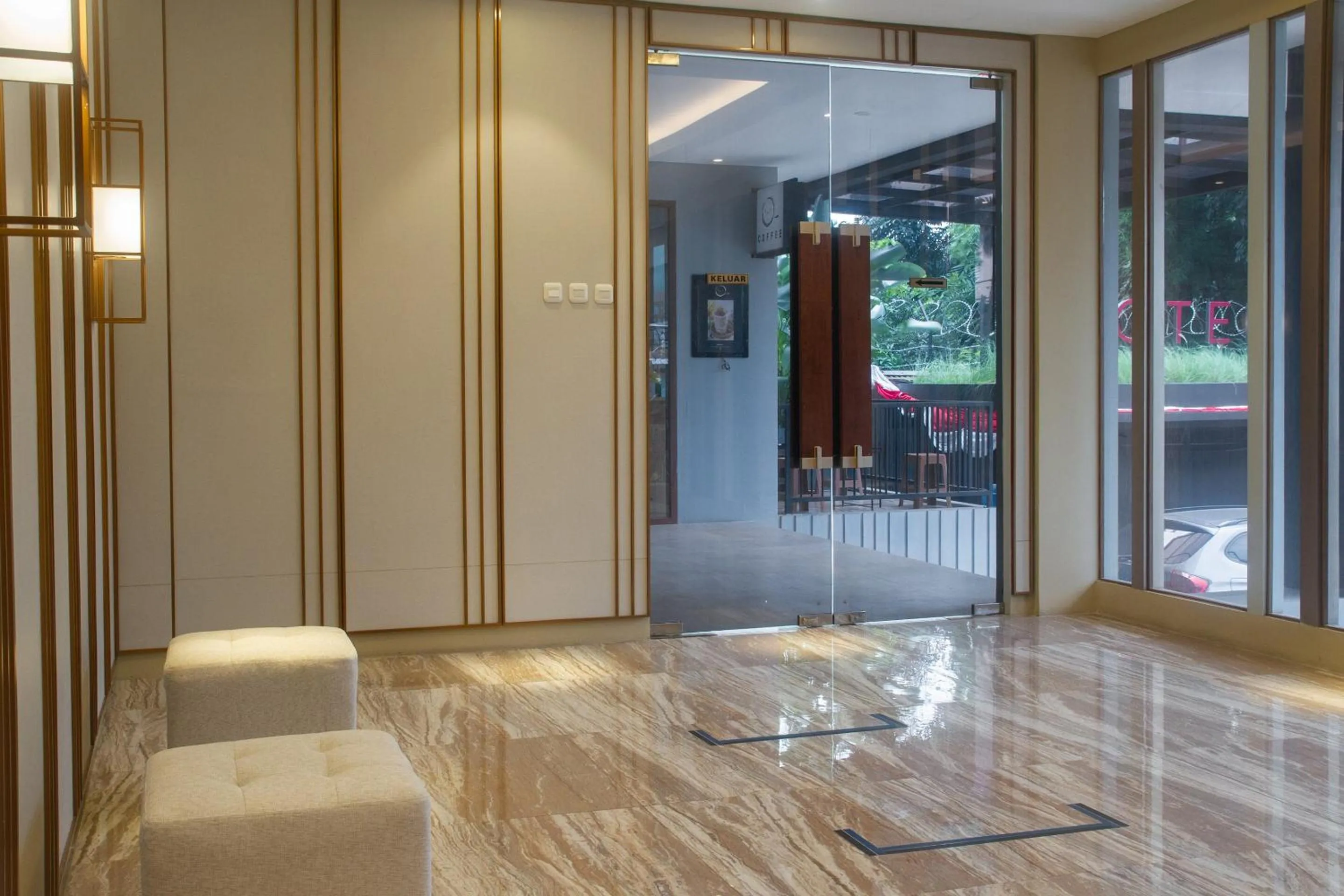 Lobby or reception in Adotel