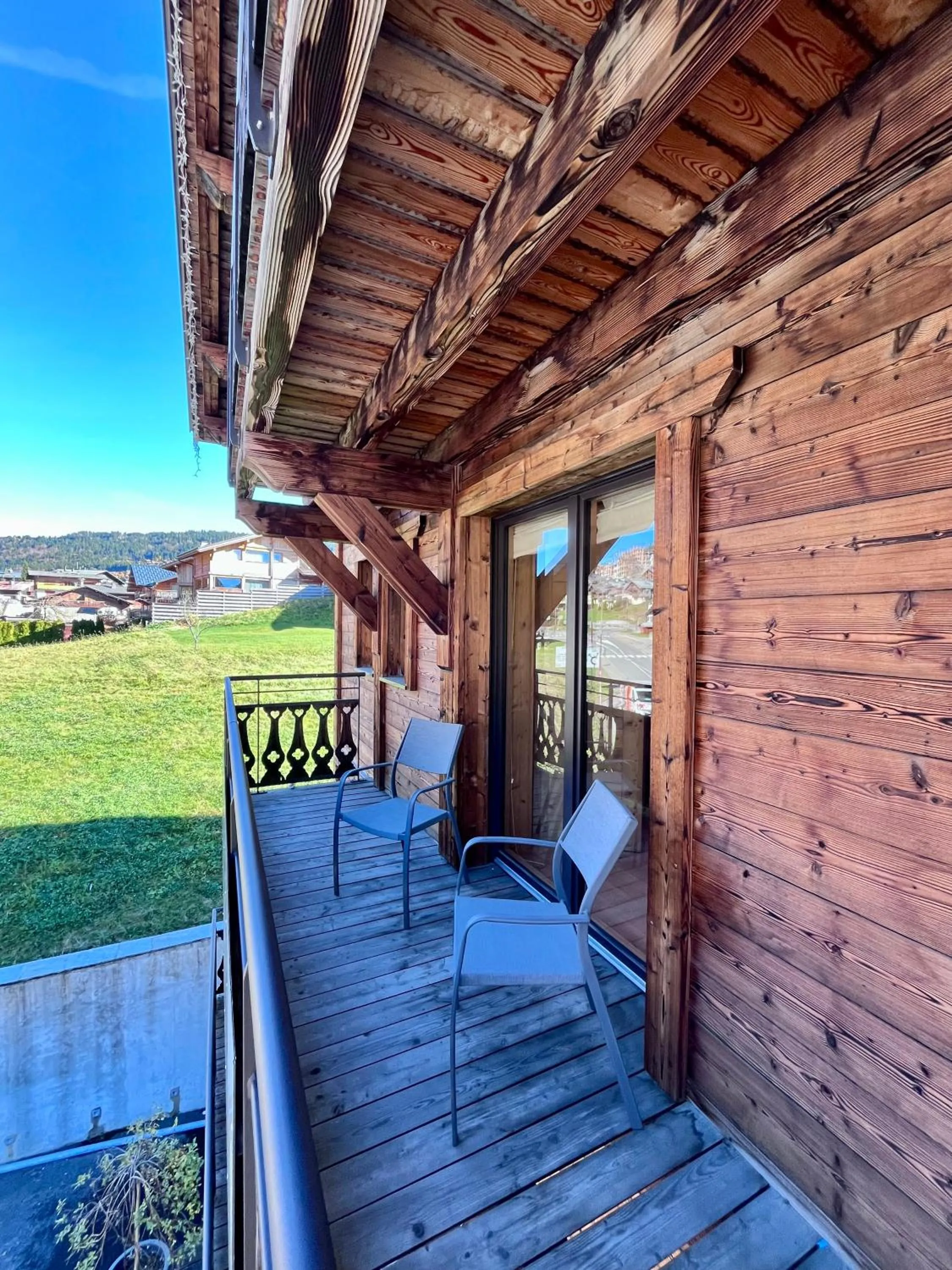 Balcony/Terrace in Chalet Téléporté
