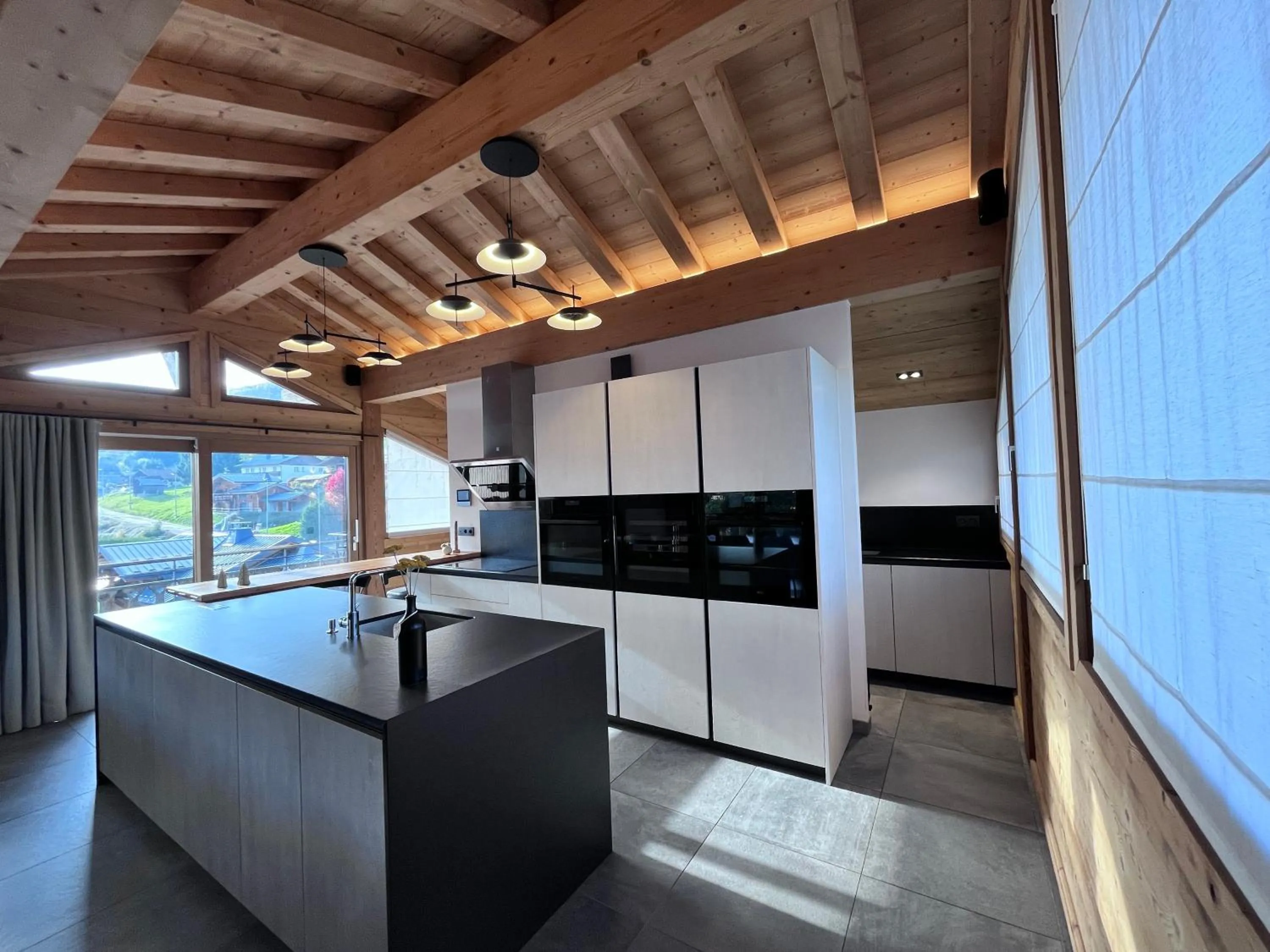 stove in Chalet Téléporté