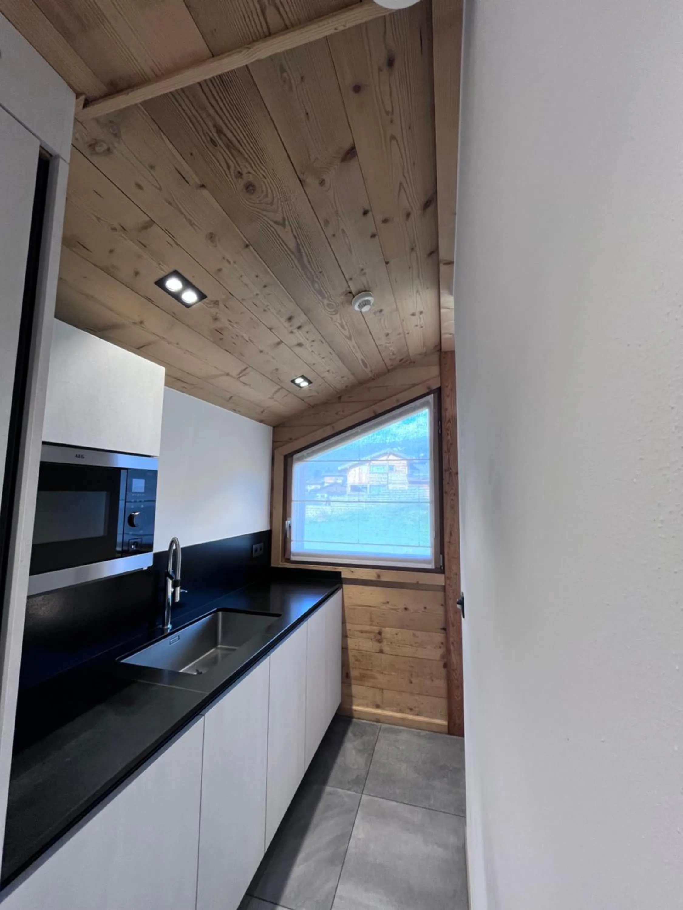 microwave in Chalet Téléporté