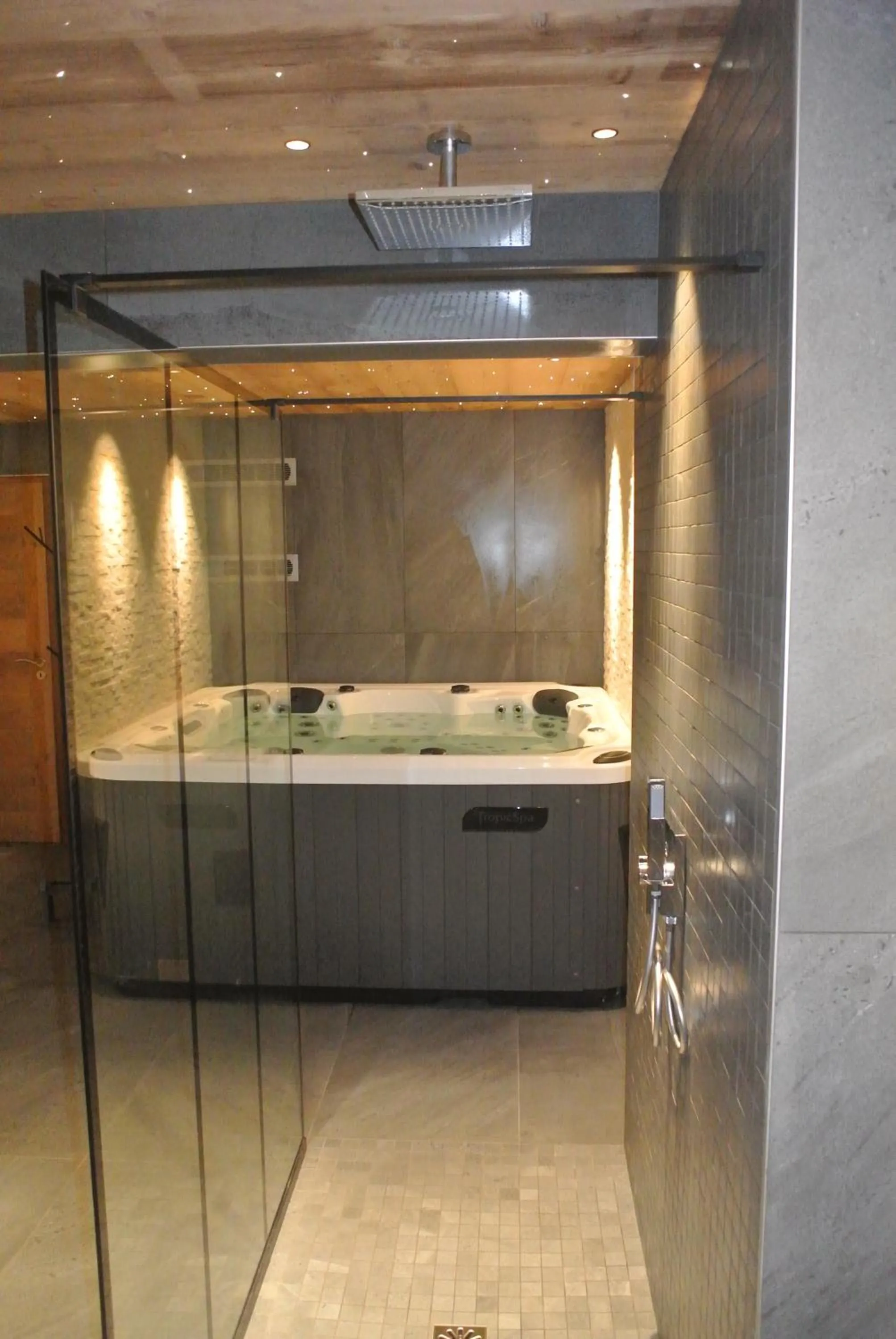 Shower in Chalet Téléporté