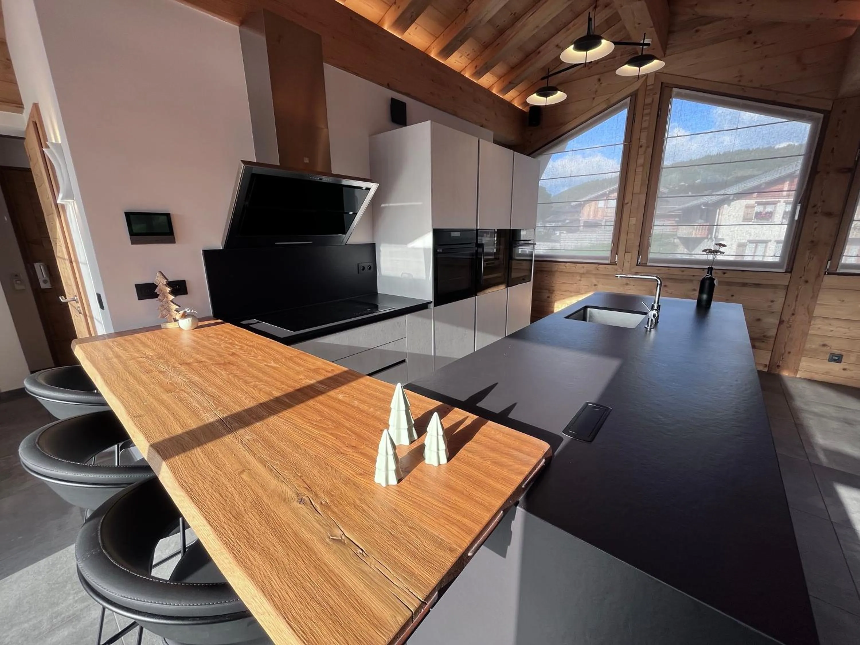 Lounge or bar in Chalet Téléporté