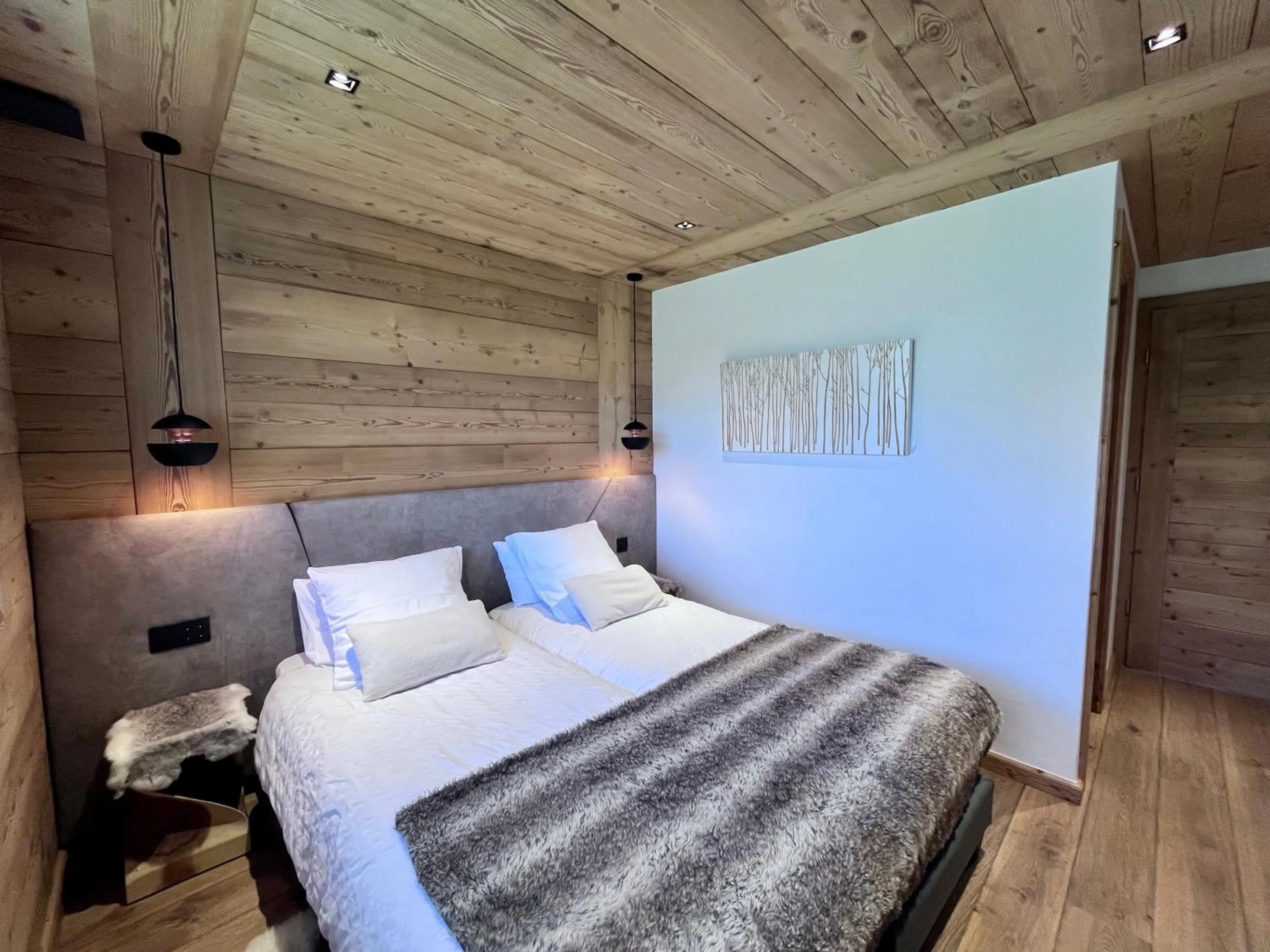 Photo of the whole room, Bed in Chalet Téléporté